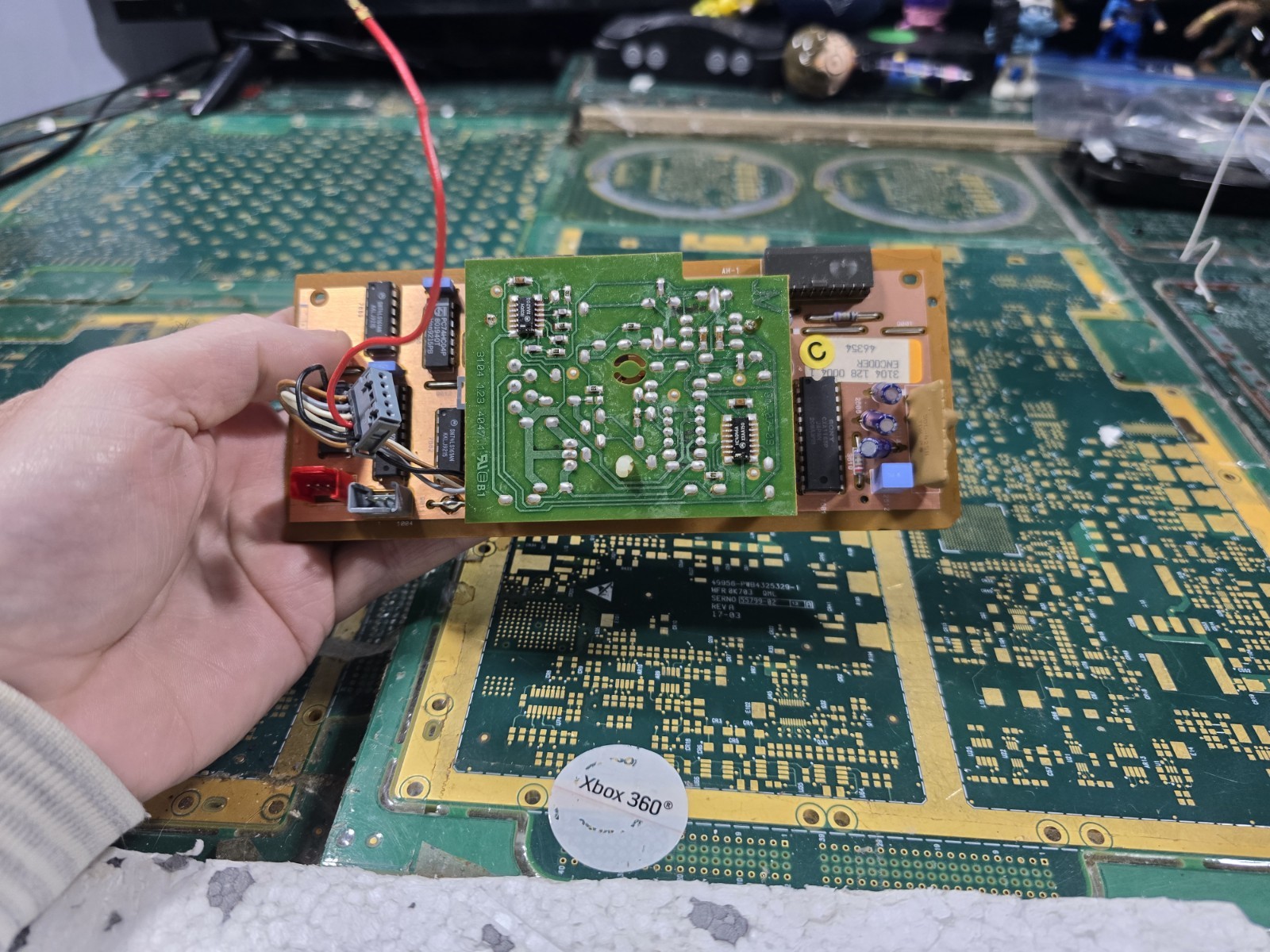 Philips CDI 910 EXACT 3104 128 0004.1 Encoder Board-Not Tested-Intact-PARTS-READ