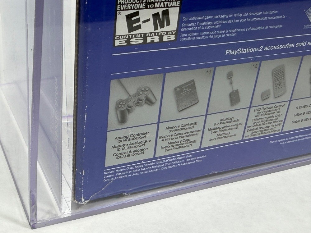 Sony PlayStation 2 PS2 Console Sealed New VGA 75+ Graded SCPH-39001