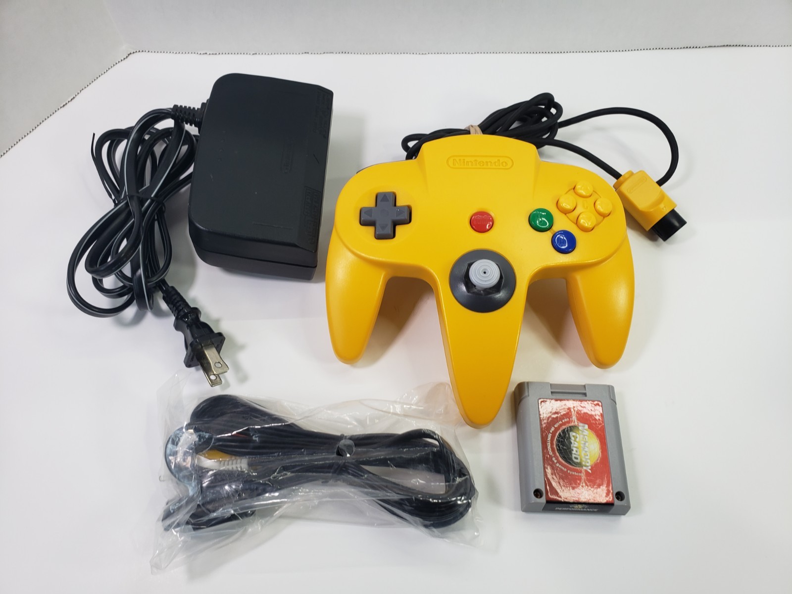 Custom Nintendo 64 Console Yellow And Blue With Expansion Pack Bundle
