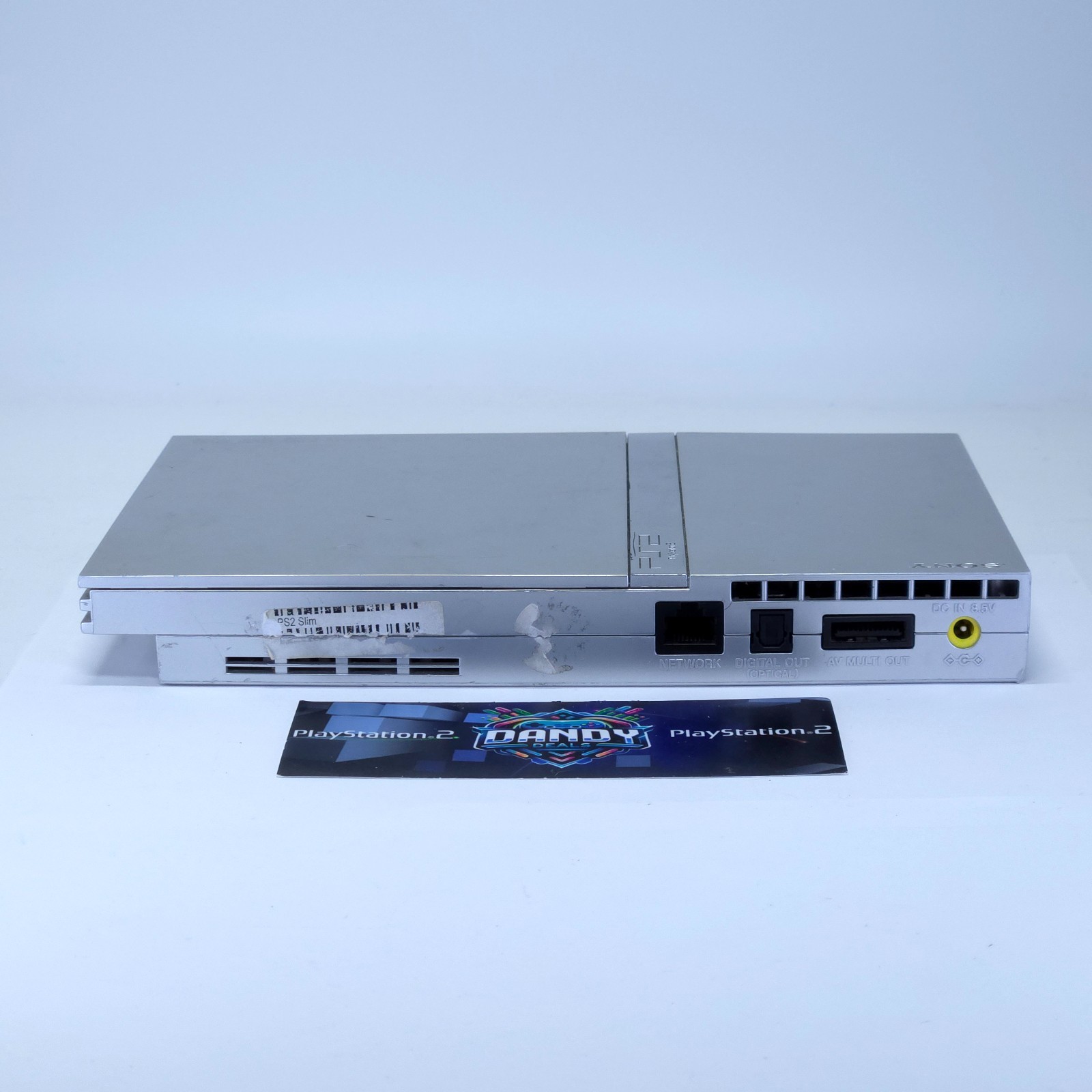 PS2 Console Slim Playstation 2 Silver – FOR PARTS/REPAIR – No Power