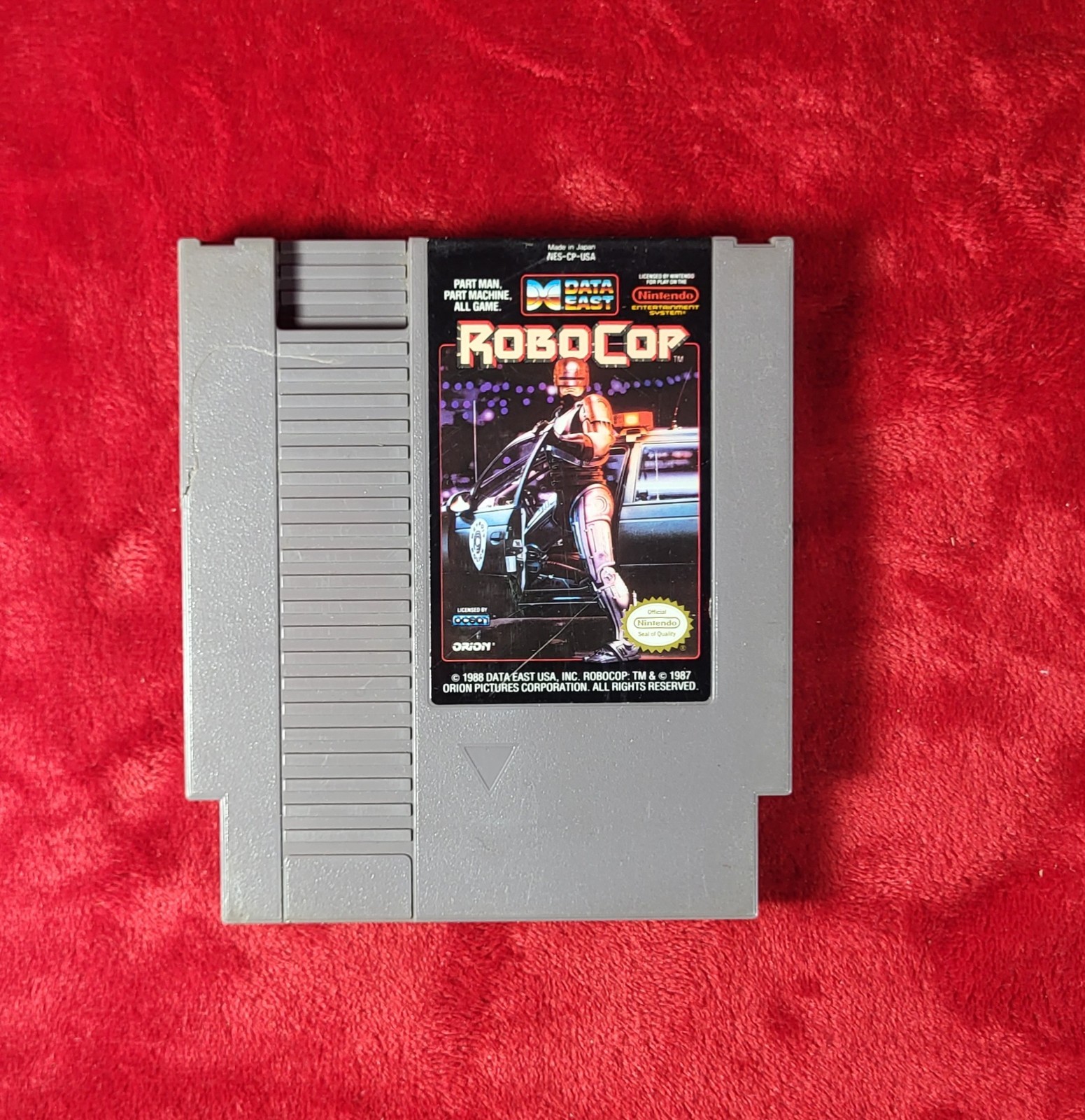 Yobo NES FC Game Console OT-8008 Gray 2 Controllers (2005) w/Robocop NES- Tested