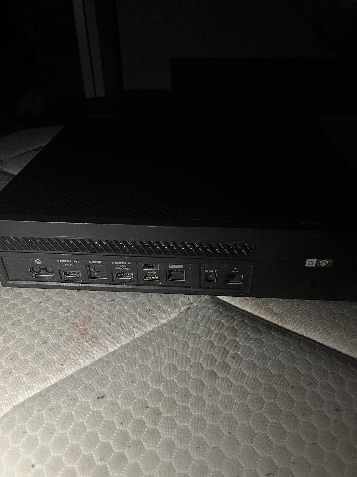 Microsoft Xbox One Black Console Wi-Fi HDMI USB-A Ethernet