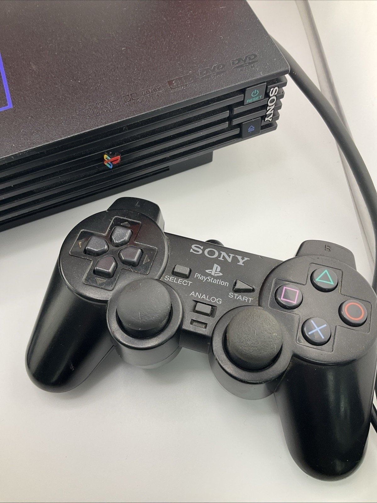 Sony PlayStation 2 PS2 Console (“Fat”) & Accessories – Tested, Powers On