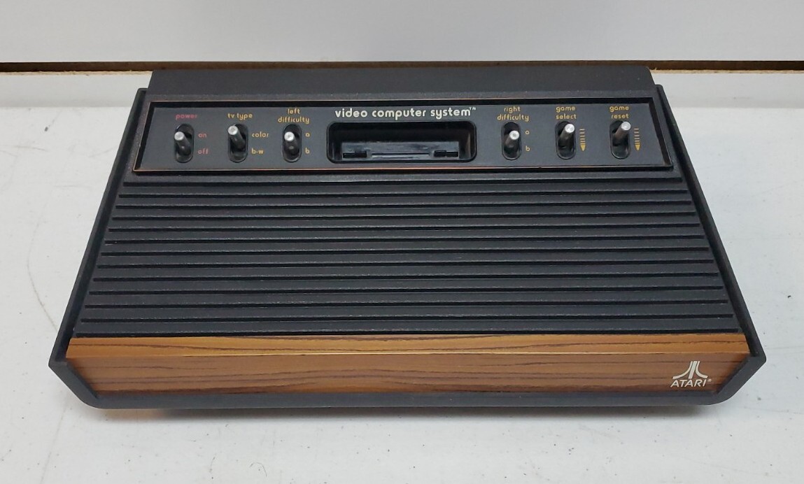 Atari 2600 Console w/Hookups, OEM Controllers & 7 Games – Lot #3 *Read*
