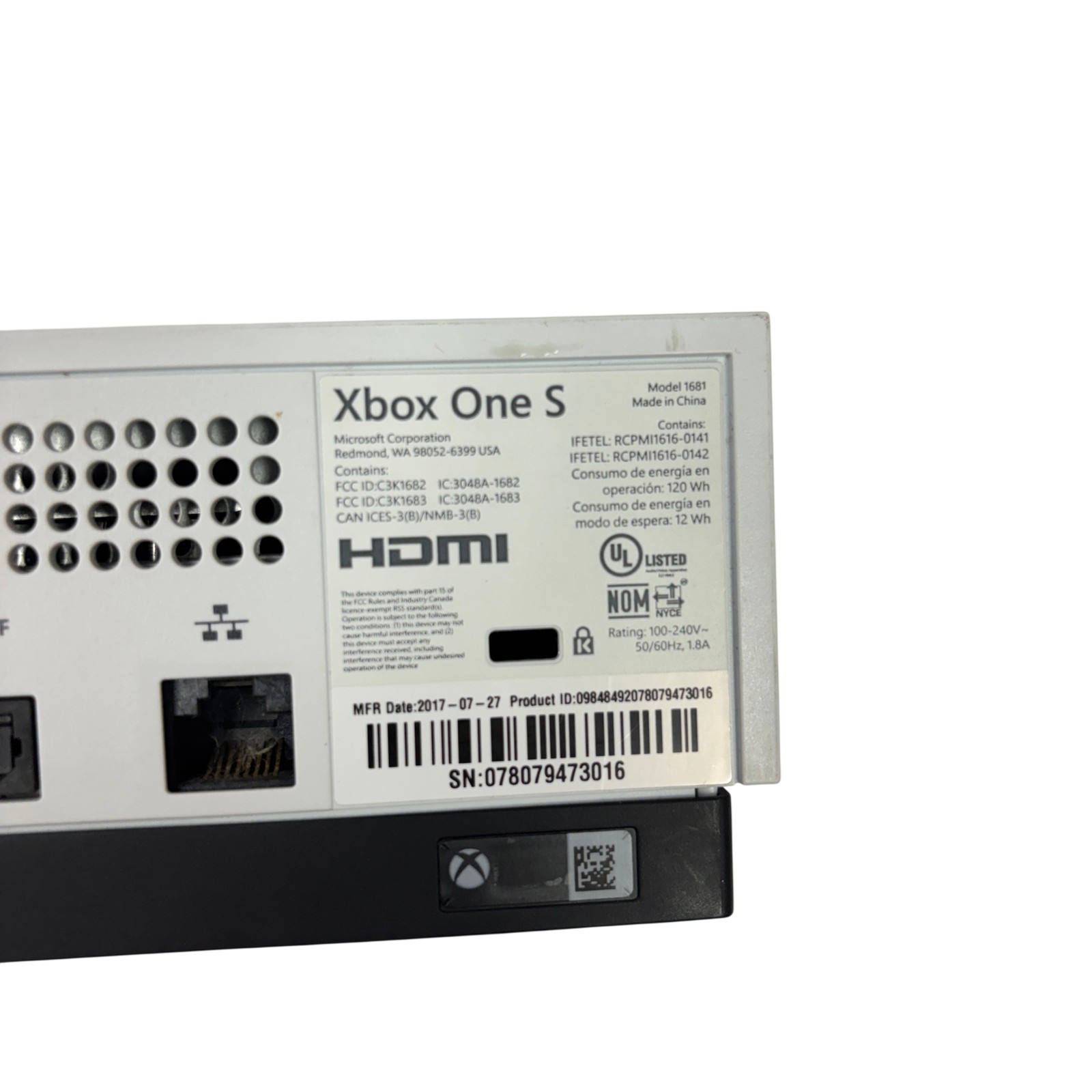 Microsof Xbox One S 500GB 1681 Video Game Console – 8120