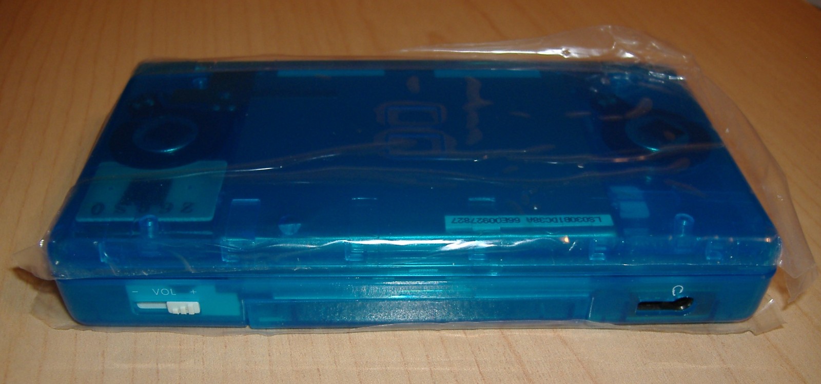 NINTENDO DS LITE RE-BUILT TRANSLUCENT ICE BLUE NEW DIGITIZER COVERS