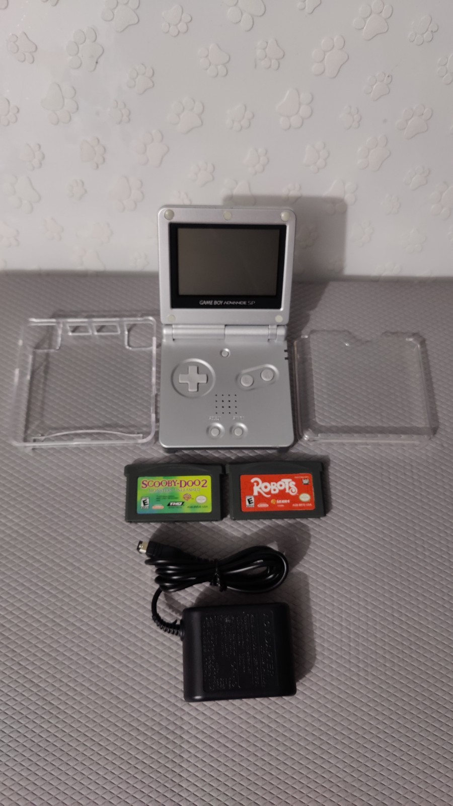 Nintendo Game Boy Advance SP AGS001 Tested Working Charger Games(fast shipping)
