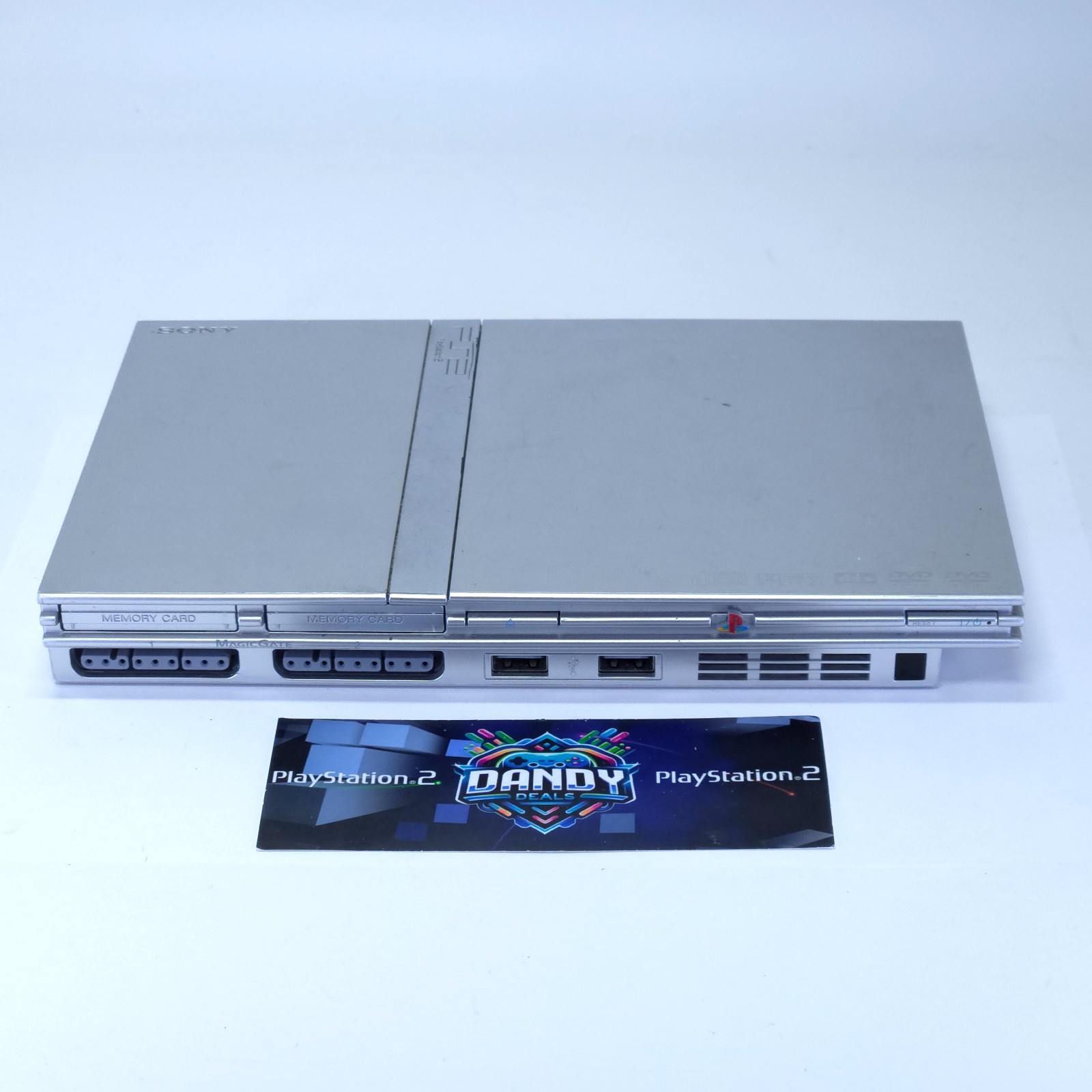 PS2 Console Slim Playstation 2 Silver – FOR PARTS/REPAIR – No Power