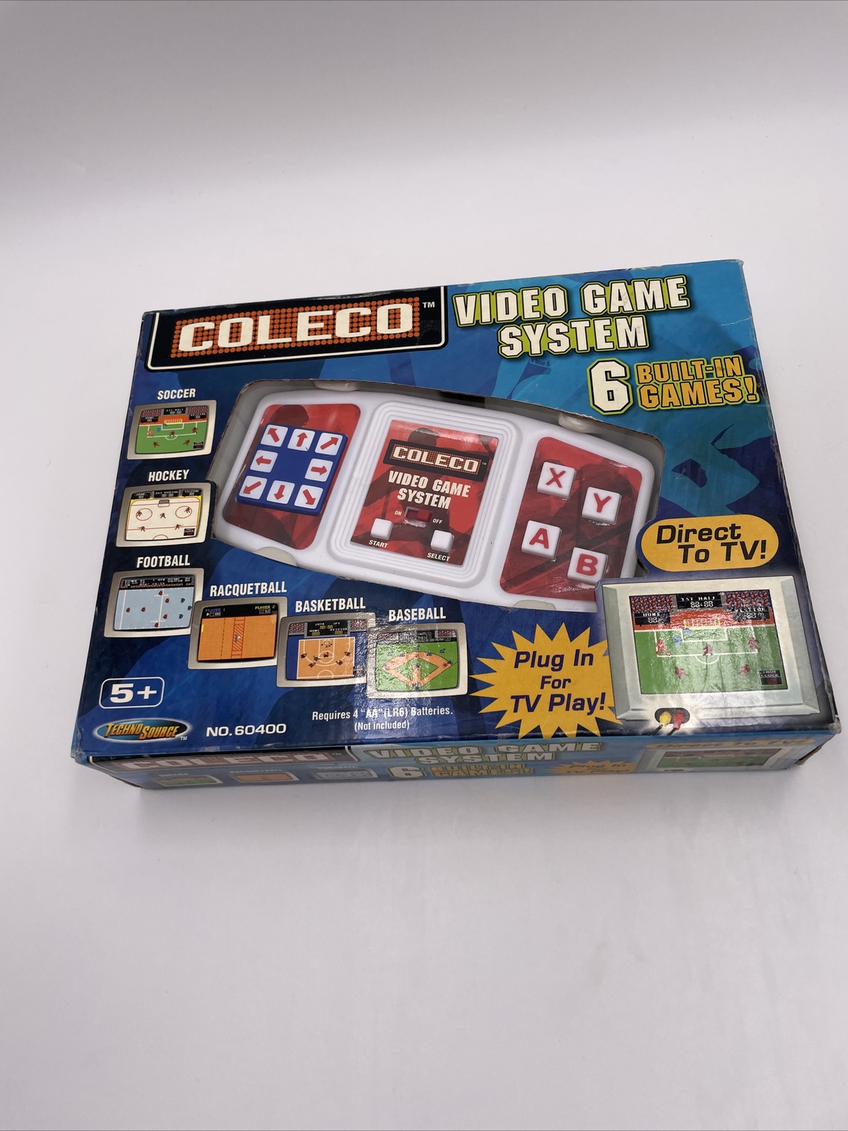 2005 Coleco Video Game System 6 Built-In Games