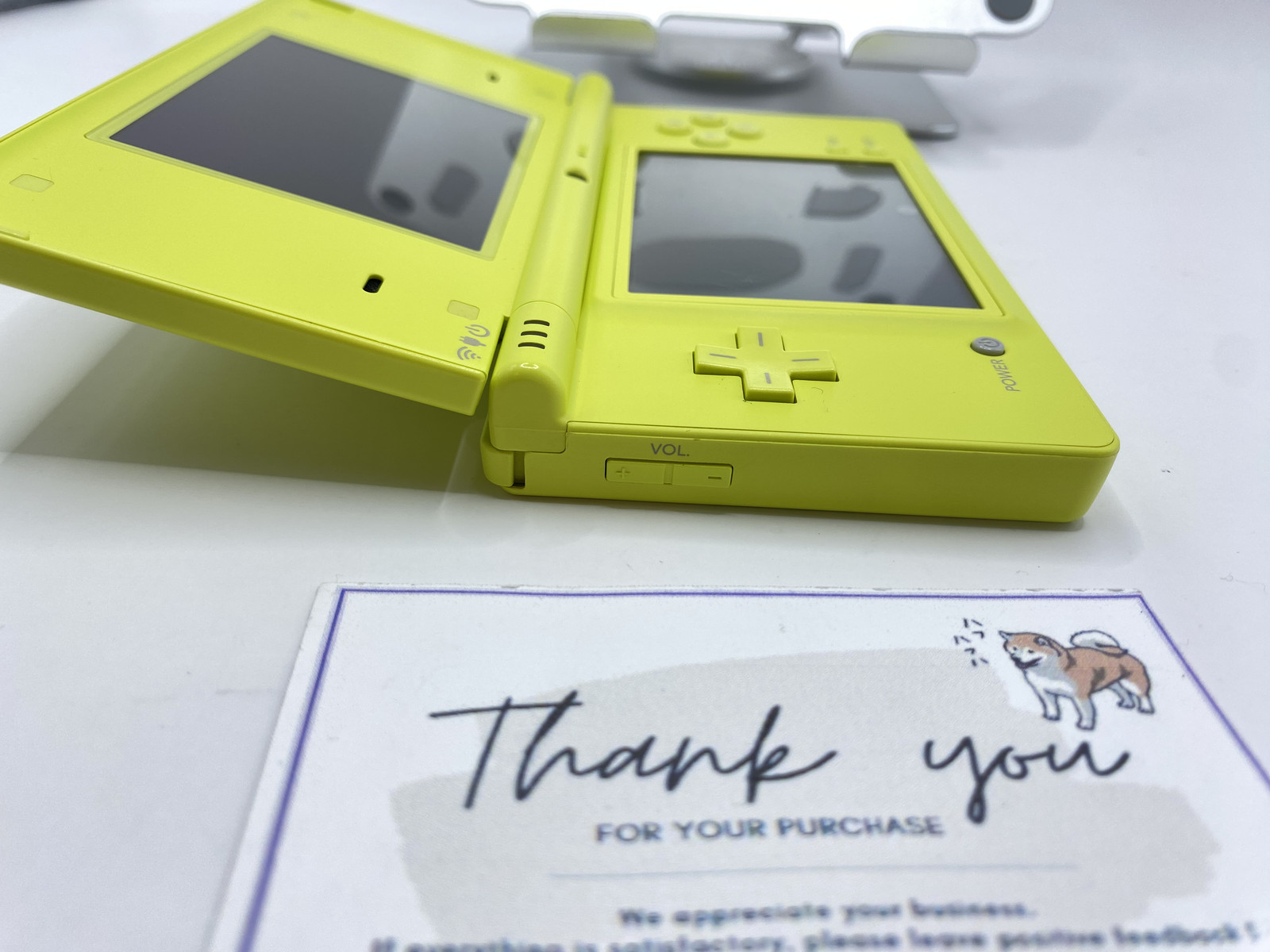 Nintendo DSi Lime Green Console Stylus TWL-001 Japanese language W/BOX