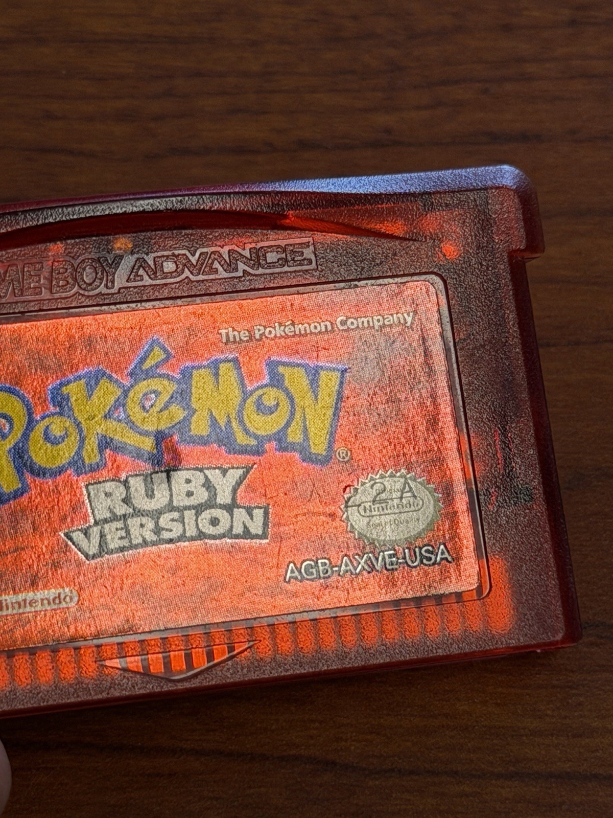 Gameboy SP (Reshelled) With Pokémon Ruby