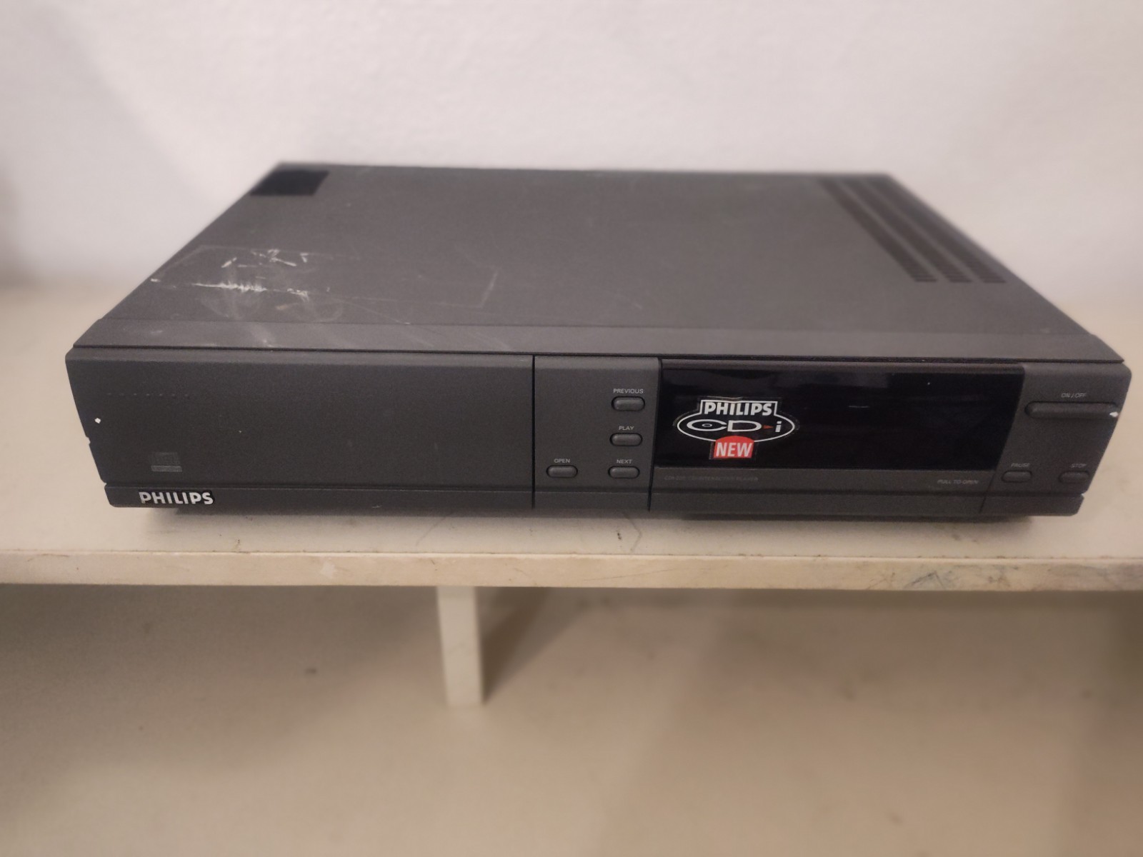 Philips CD-i Home Console Black Composite RCA RF Multimedia Player