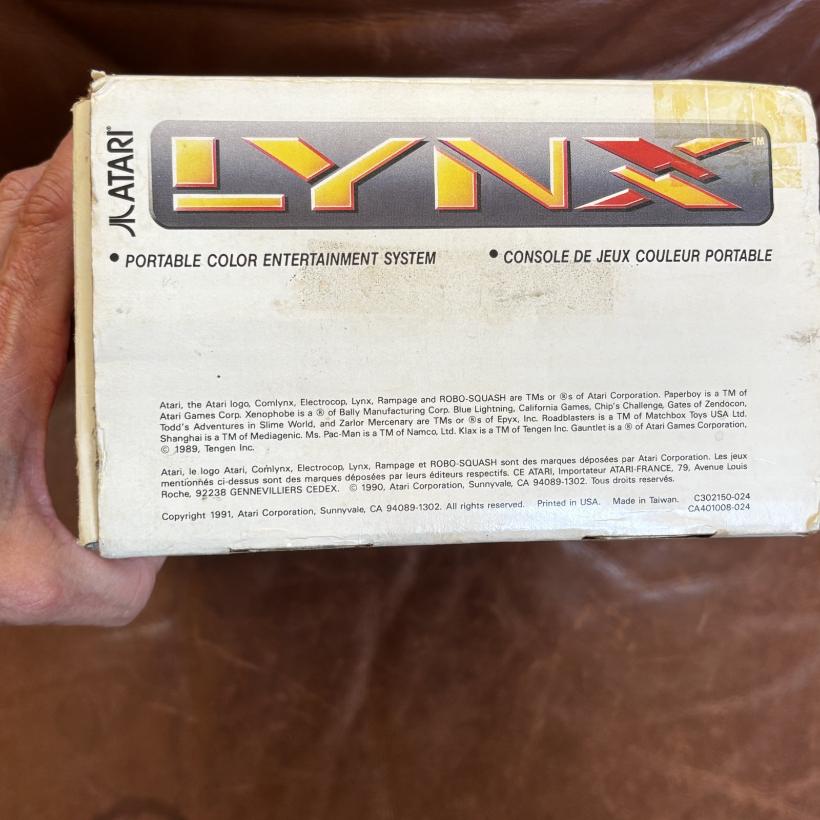 Vintage Atari Lynx Model 1 Video Game Console Handheld New in Box READ