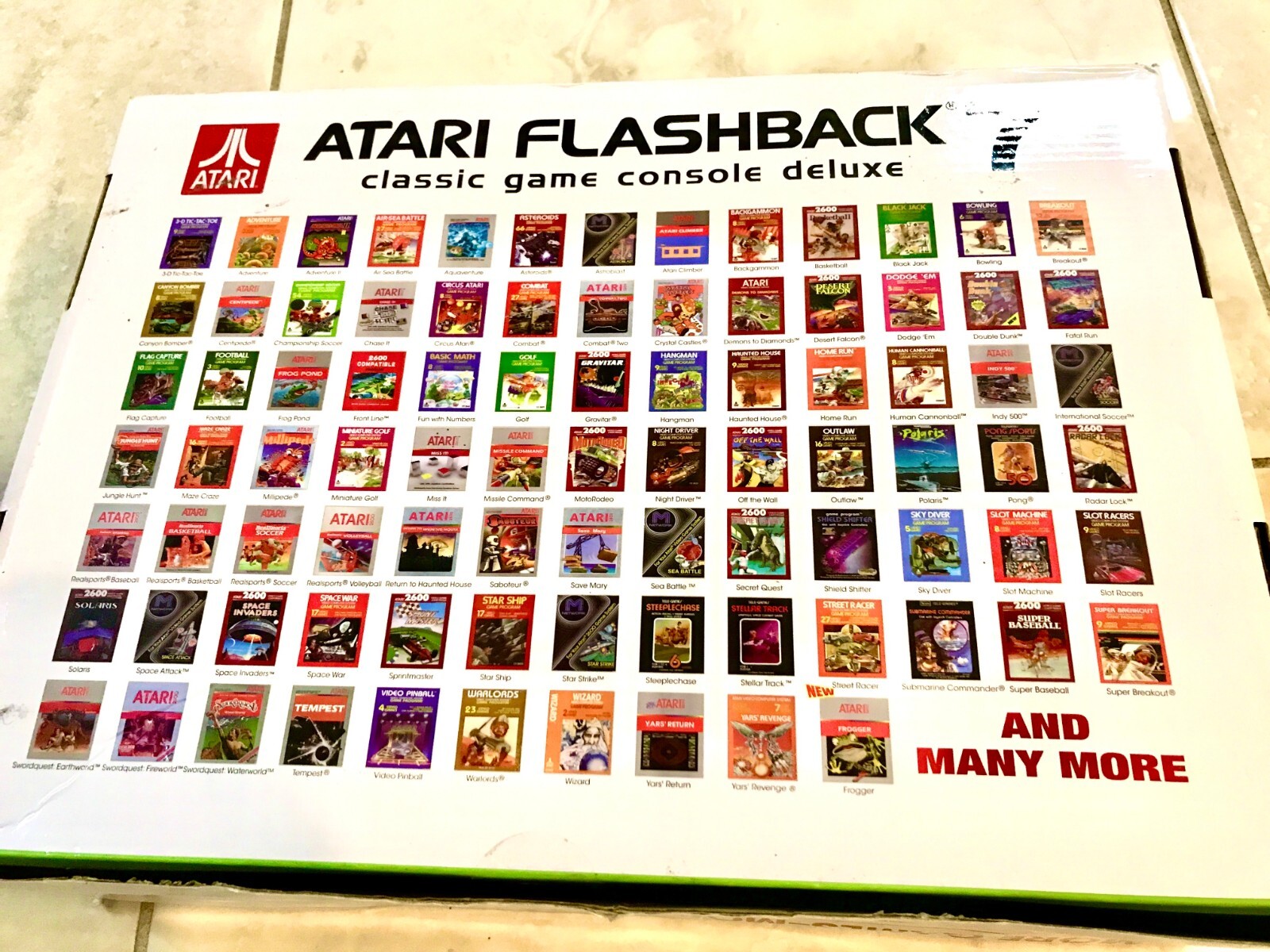 Atari Flashback 7 Classic Game Console,Include 2 Paddles, 2 Wireless Controllers