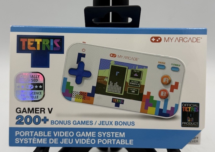 My Arcade Tetris Gamer V Portable Video Game System Handheld 201 Games 2.5″. NEW