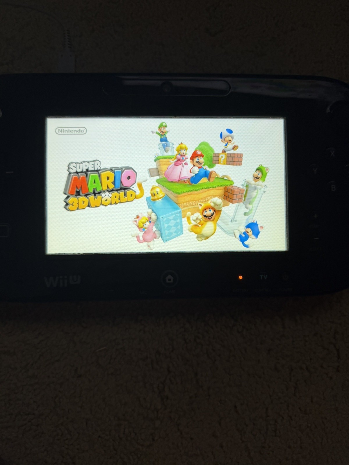 Nintendo Wii U Console Smash Splat Deluxe Set Mario Super Mario Resident Evil