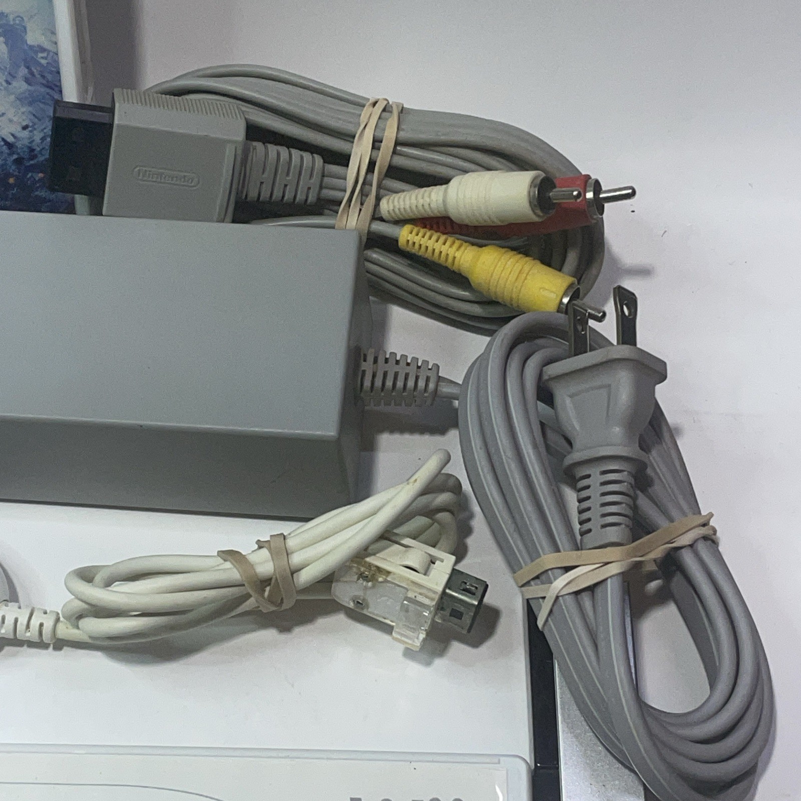 Nintendo Wii Console Gamecube Compatible W/ Controller & 3 Games Tested