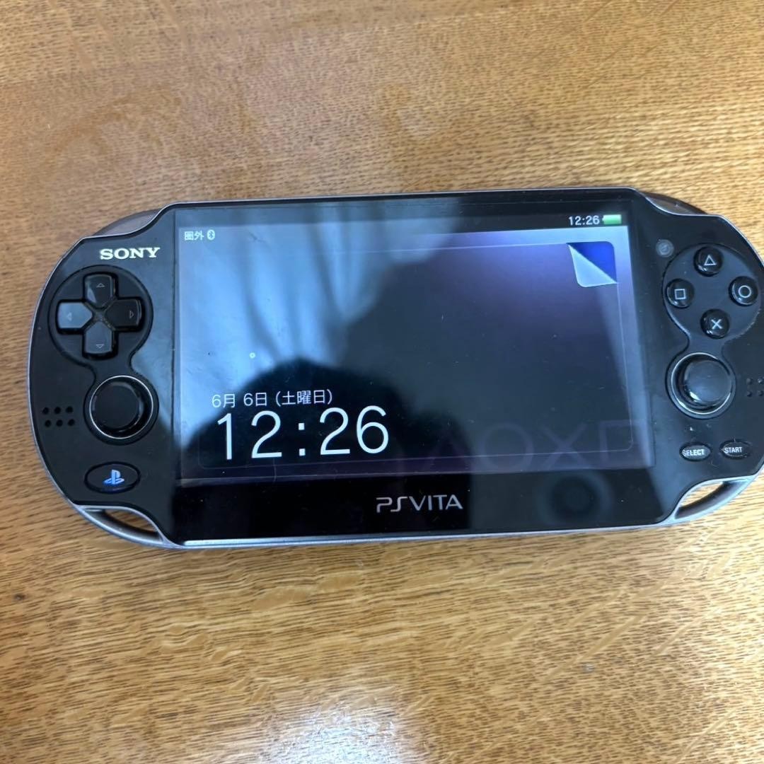 Sony PlayStation PS Vita PCH-2000 Black Console Tested Working Japan Charger