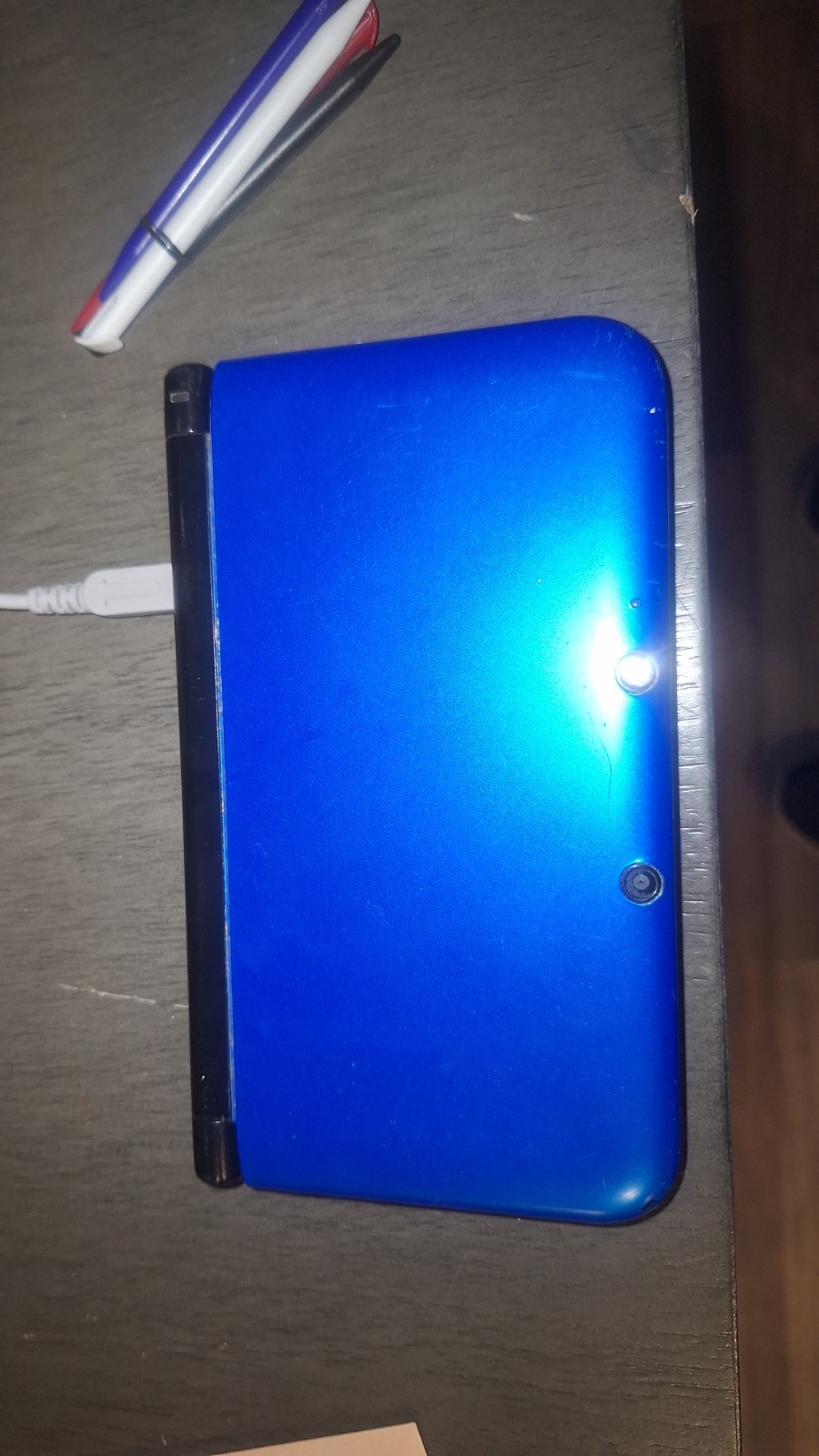 Nintendo 3DS XL Handheld System Blue/Black Bundle With 7 Games