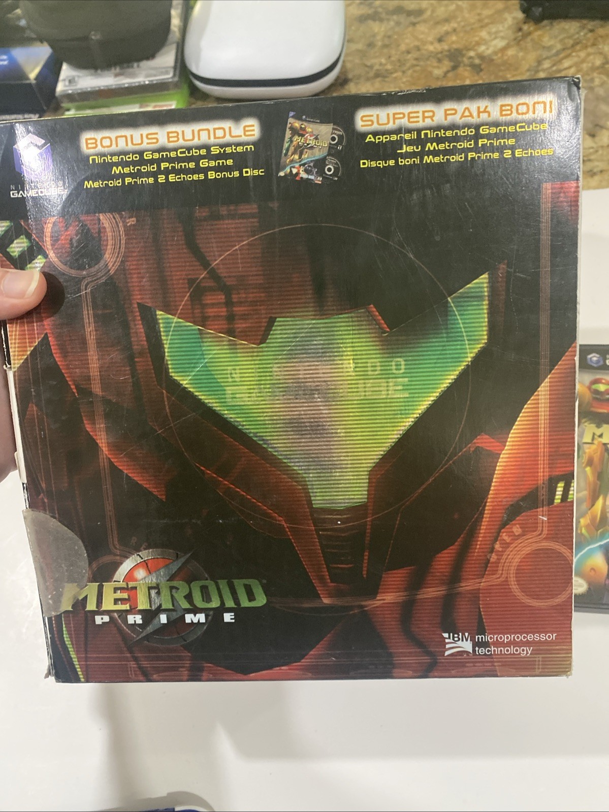 Platinum Metroid Prime Bundle Nintendo GameCube CIB Complete In Box Console