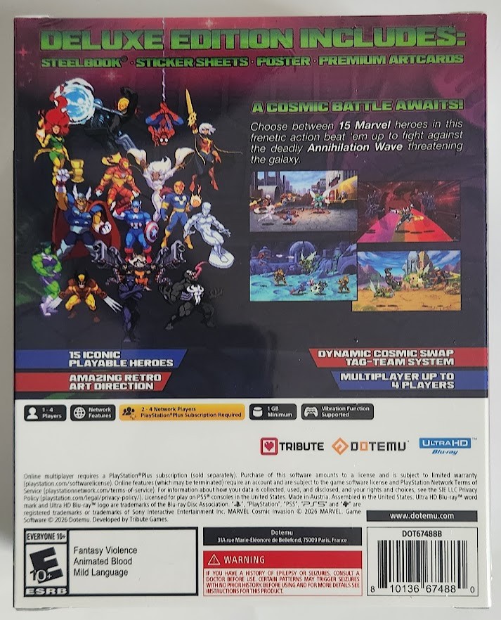 Marvel Cosmic Invasion [Deluxe Edition] PS5 Brand New Special (2026 Beat ‘em Up)