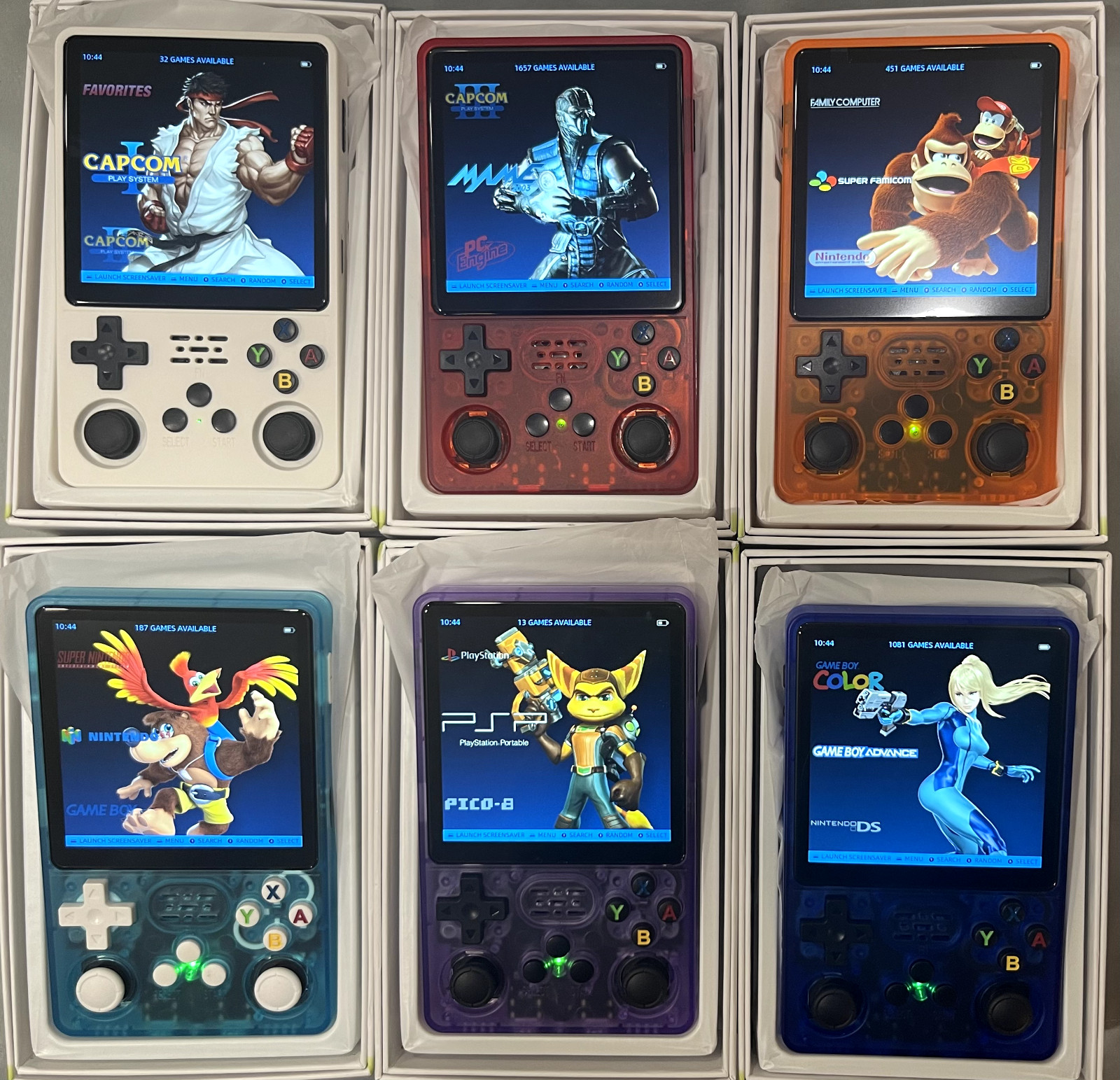 Retro Handheld Gaming Console – 4″ Display (+10 Simulators)