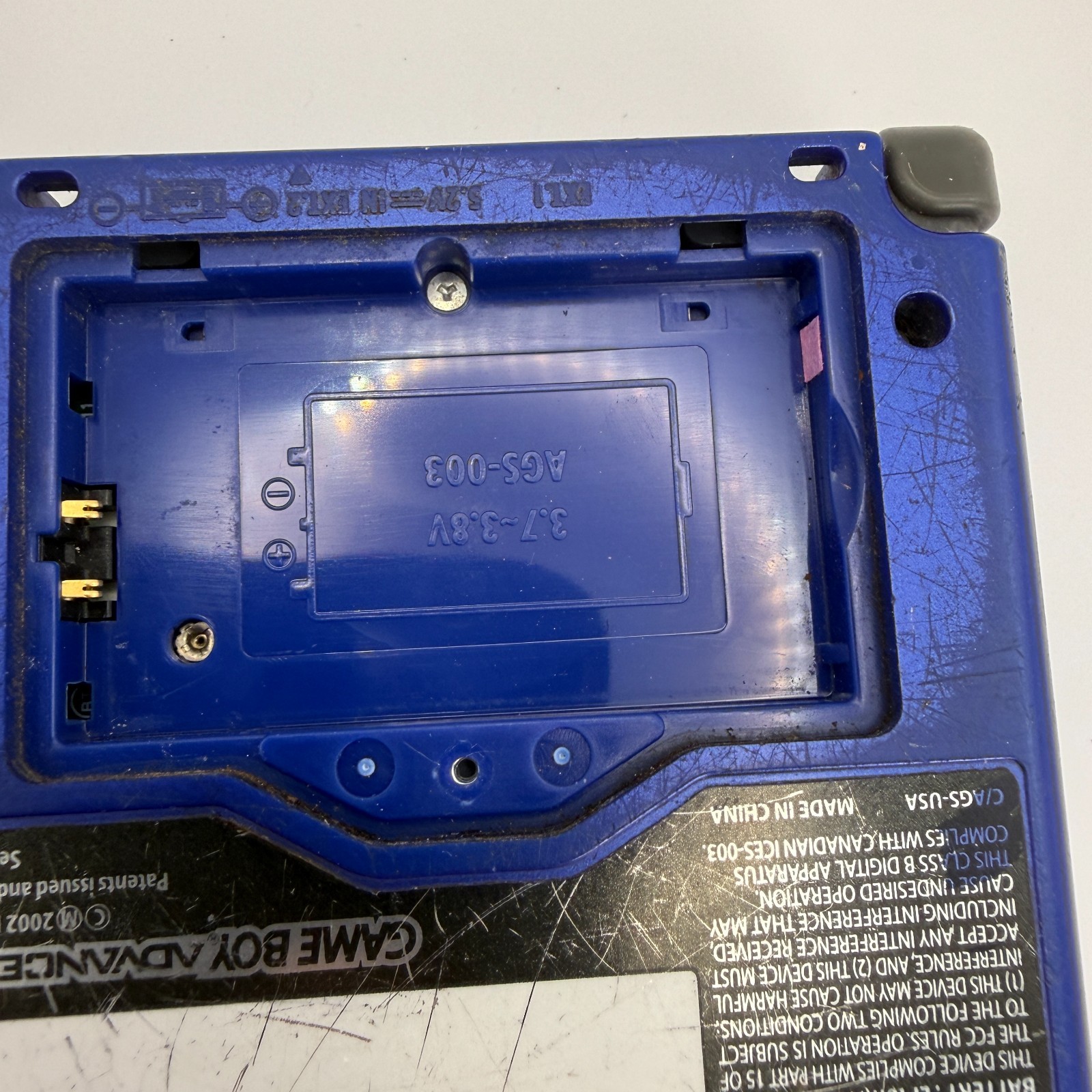 Nintendo Game Boy Advance SP Console Cobalt Blue AGS-001 – Tested *READ*
