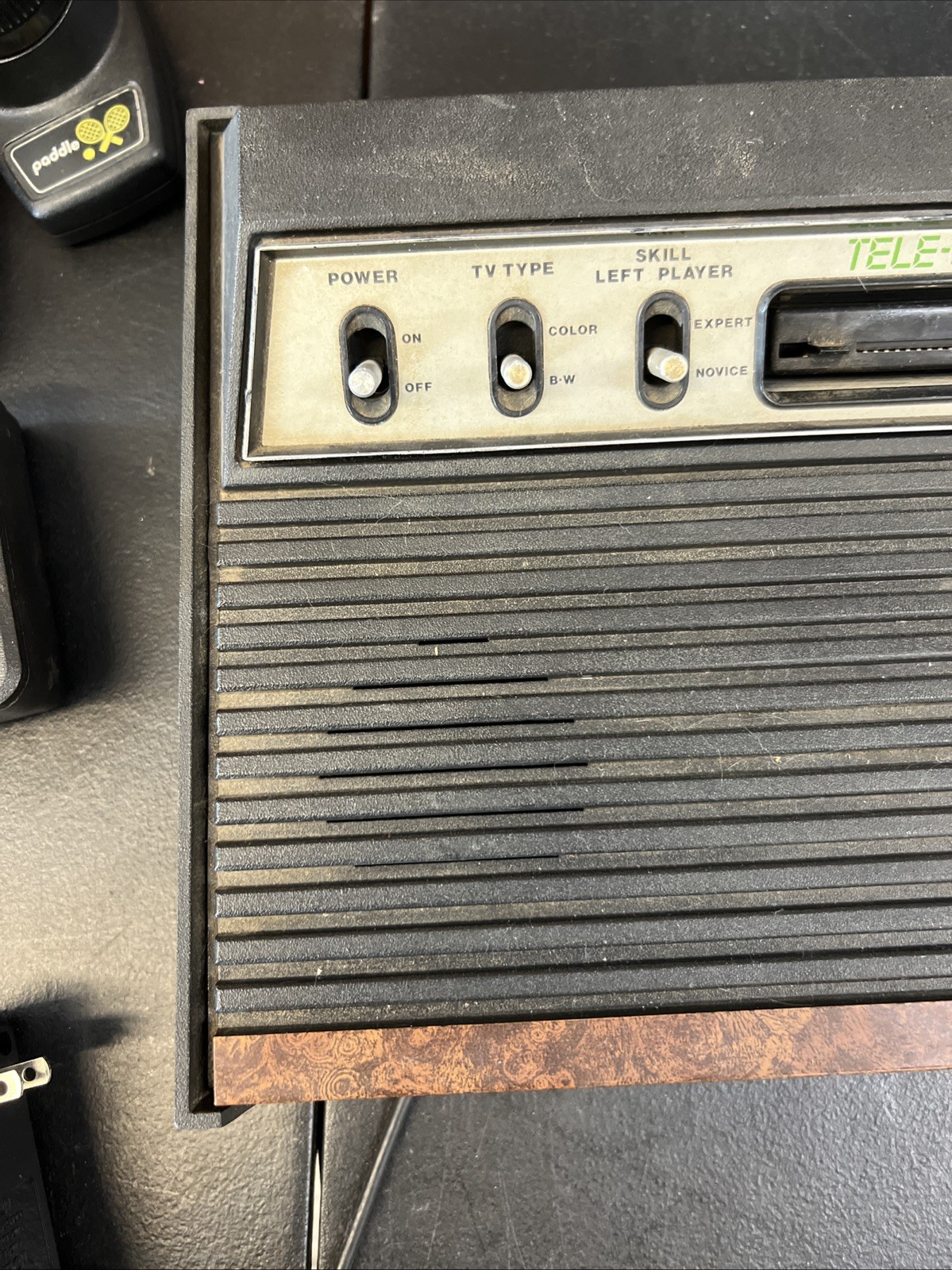 Sears Tele-Games Video Arcade Atari Console Wood Grain, Controllers & 6 Games
