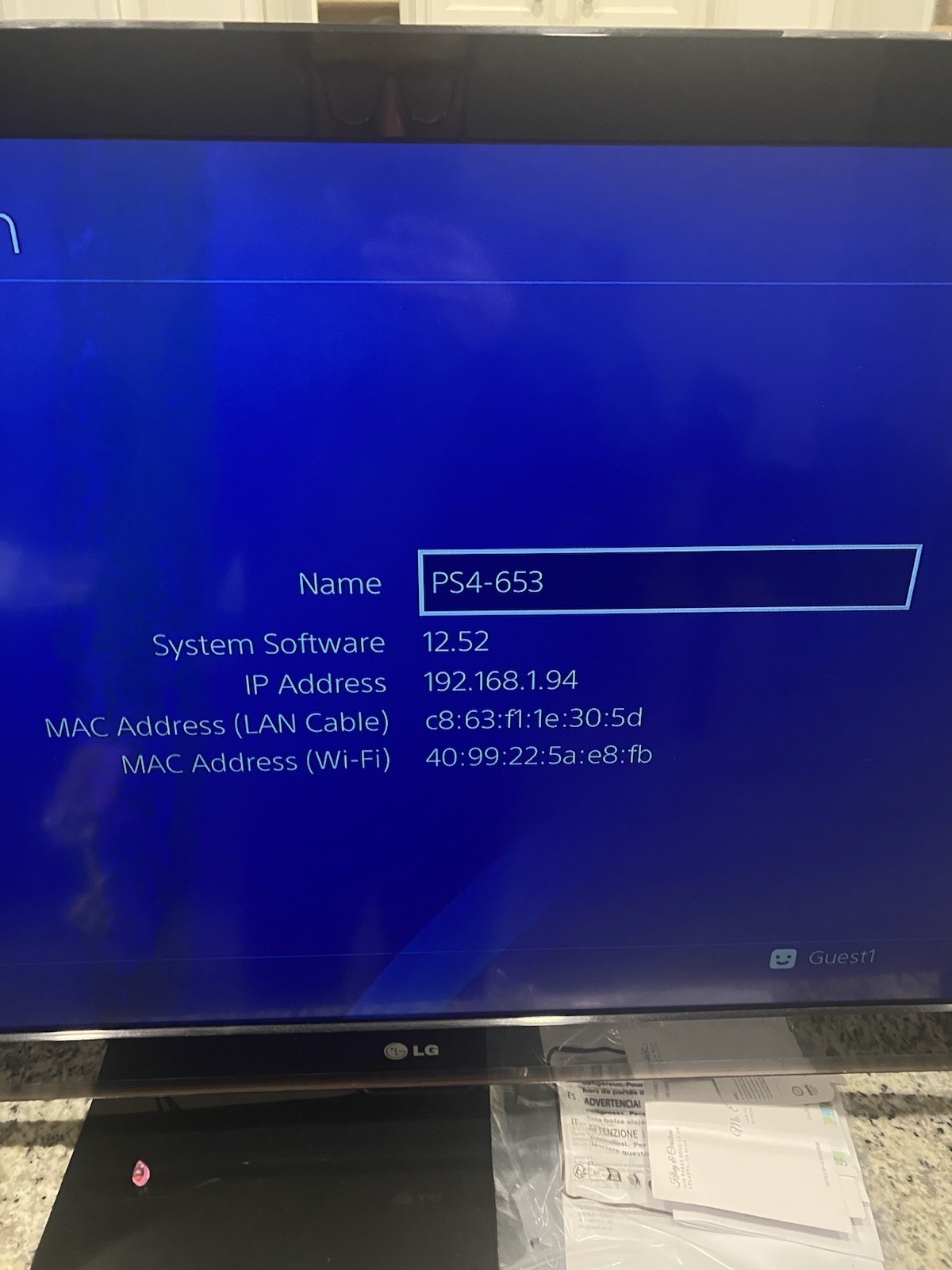 Sony PlayStation 4 Slim 500GB Console CUH-2215A Tested W/ Gold Controller/Games