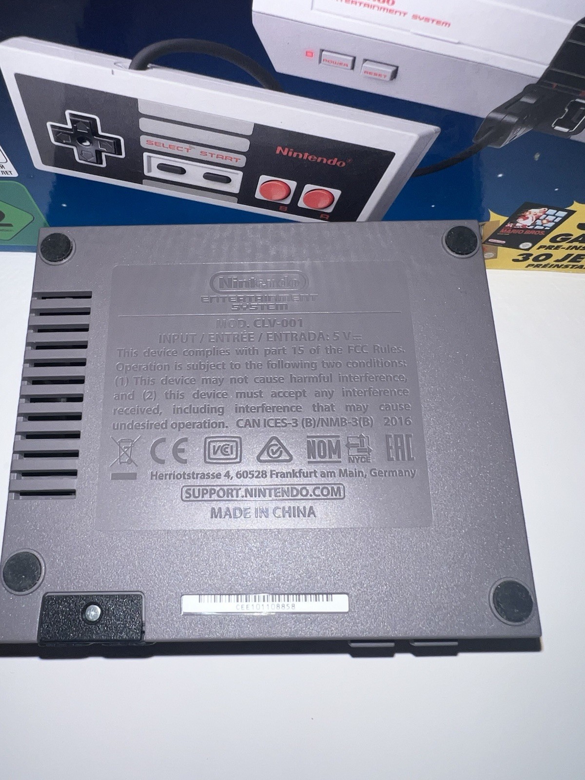Nintendo NES Mini Classic Edition Console with 30 built-in Games Plus Extras