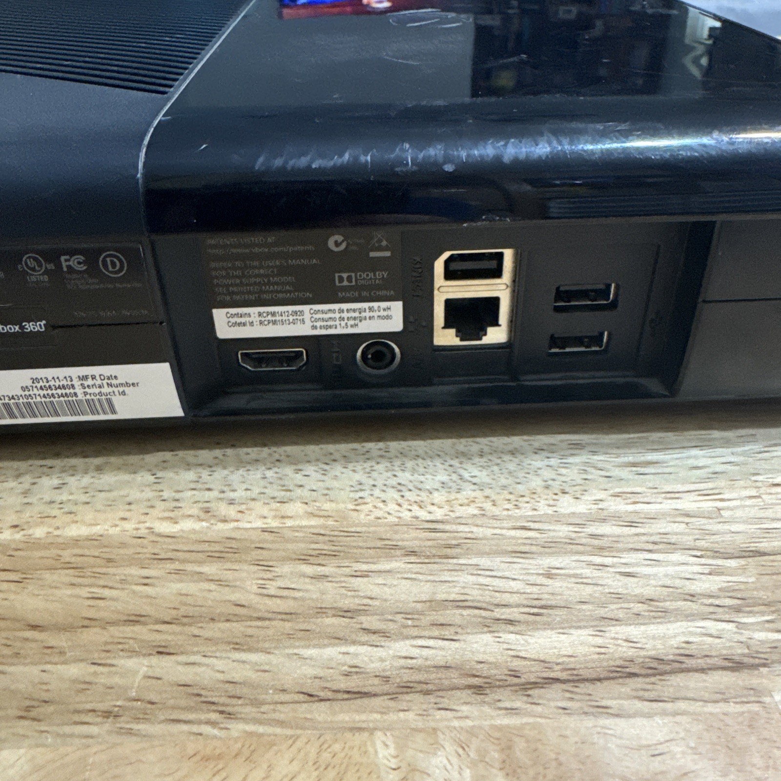 Microsoft Xbox 360 E 4GB Console Gaming System Only Black #2