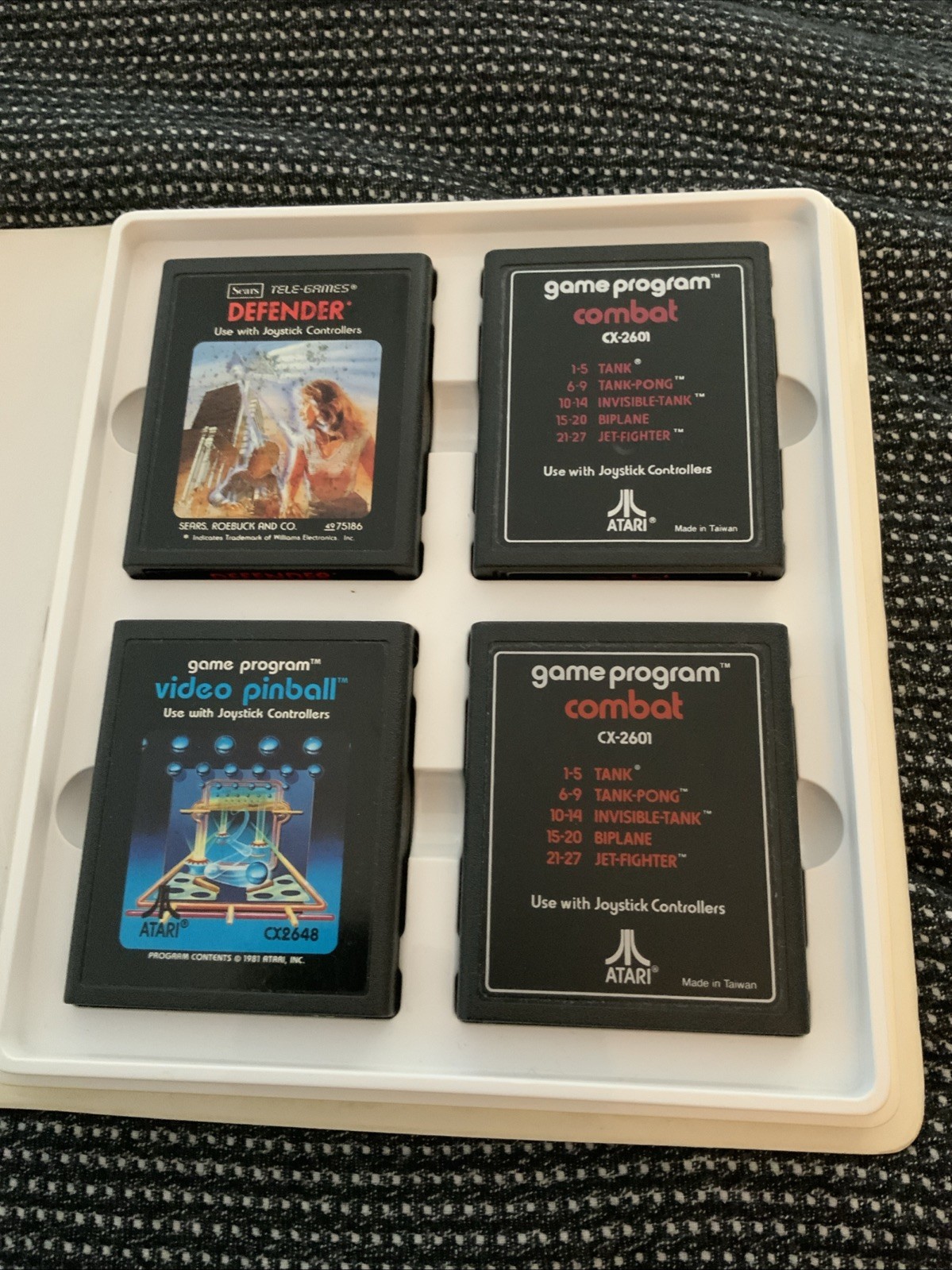 Atari 2600 Console Game Lot Video Game Center 61 Games Joysticks, Paddles & Mor