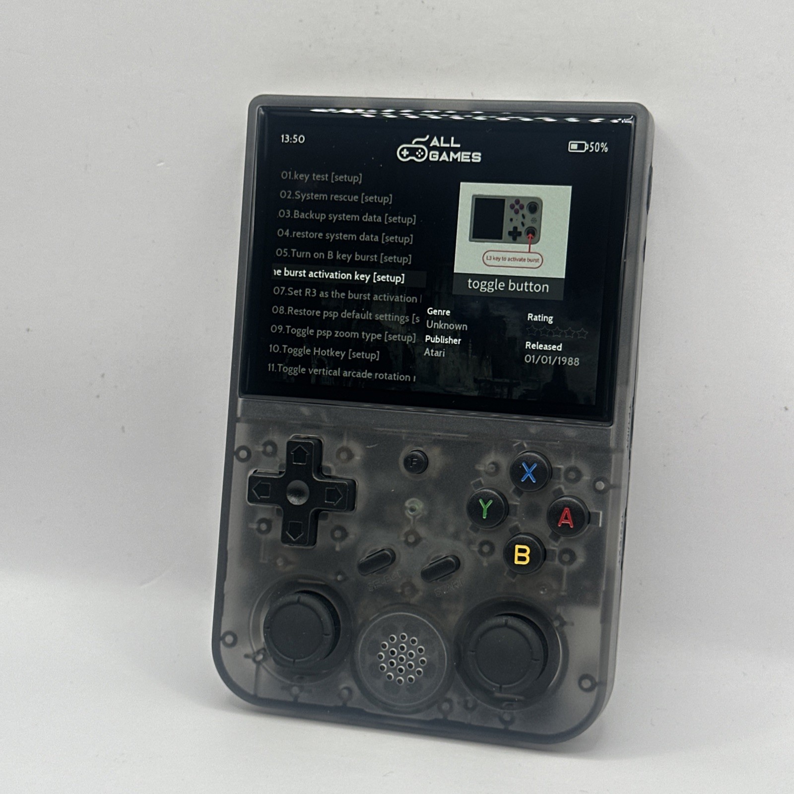 Portable RG353VS Retro Game Console with 3.5” IPS Display & 5G WiFi Support