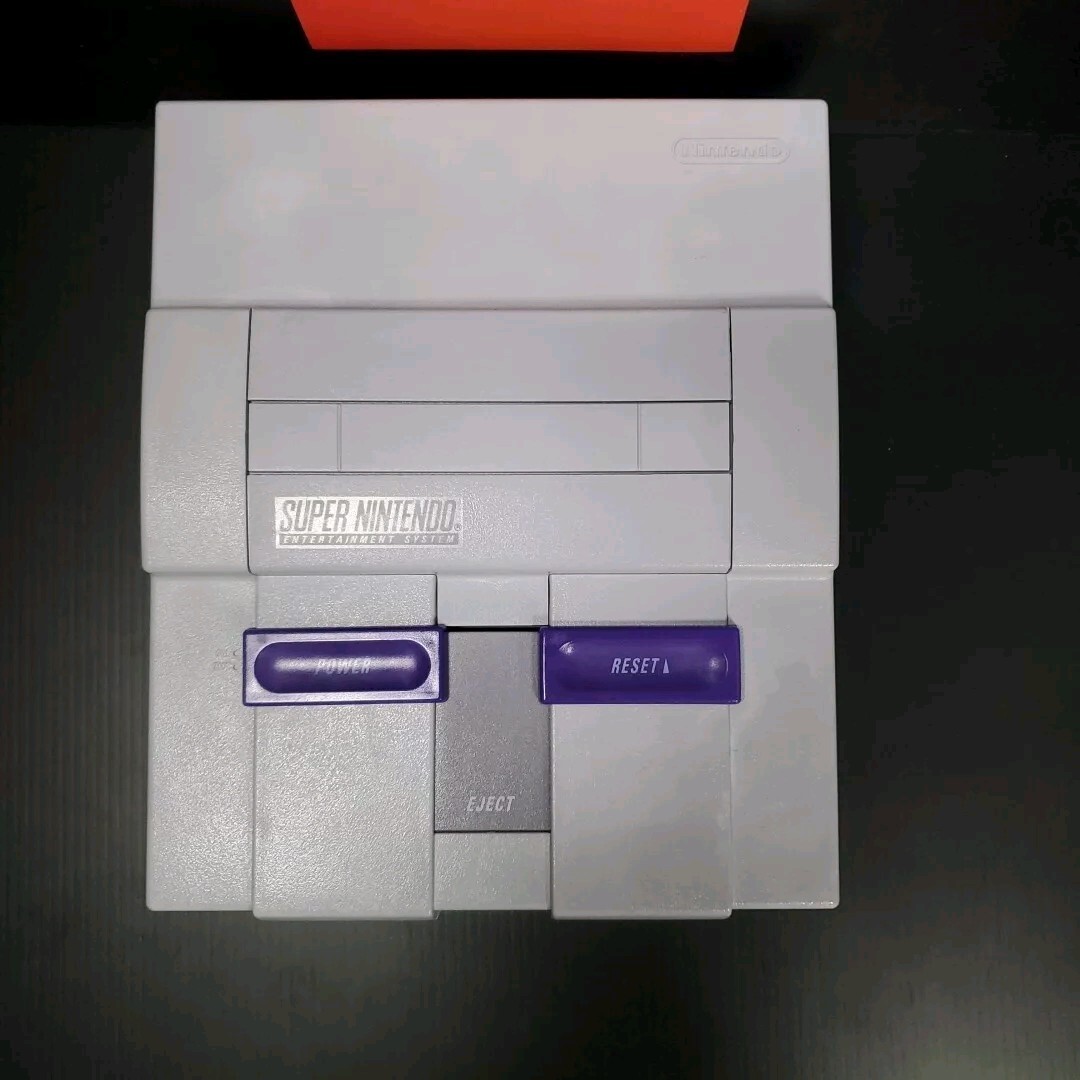 Original Super Nintendo SNES Console SNS-001 System W/2 CTR – CPTL Restored!!