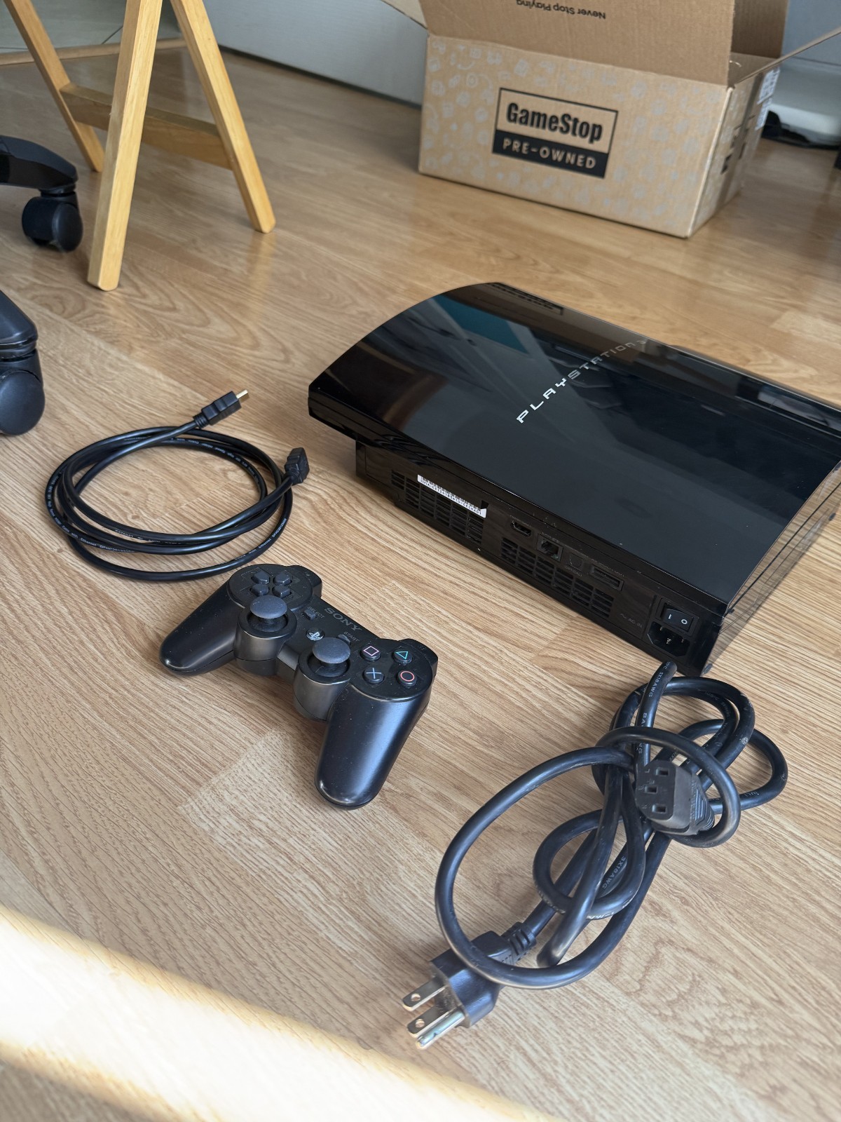 Sony PlayStation 3 PS3 CECHA01 60GB Black Console Tested with NBA Street