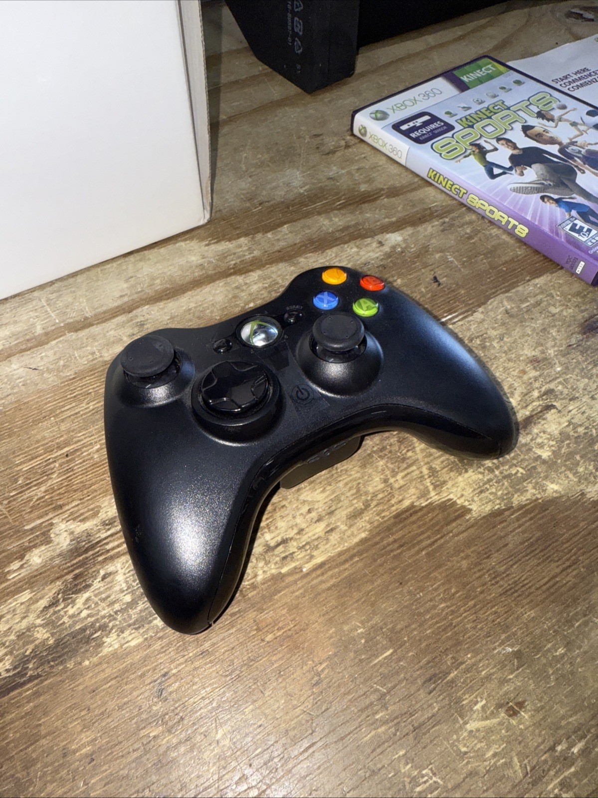 Microsoft Xbox 360 S Gaming Console and Kinect – Black LOOK! ⭐️