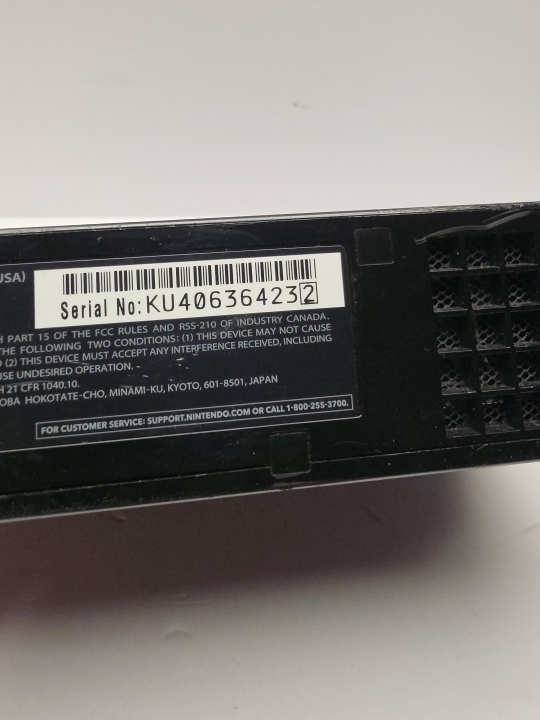 Nintendo Wii Console Black RVL-101 Tested Works