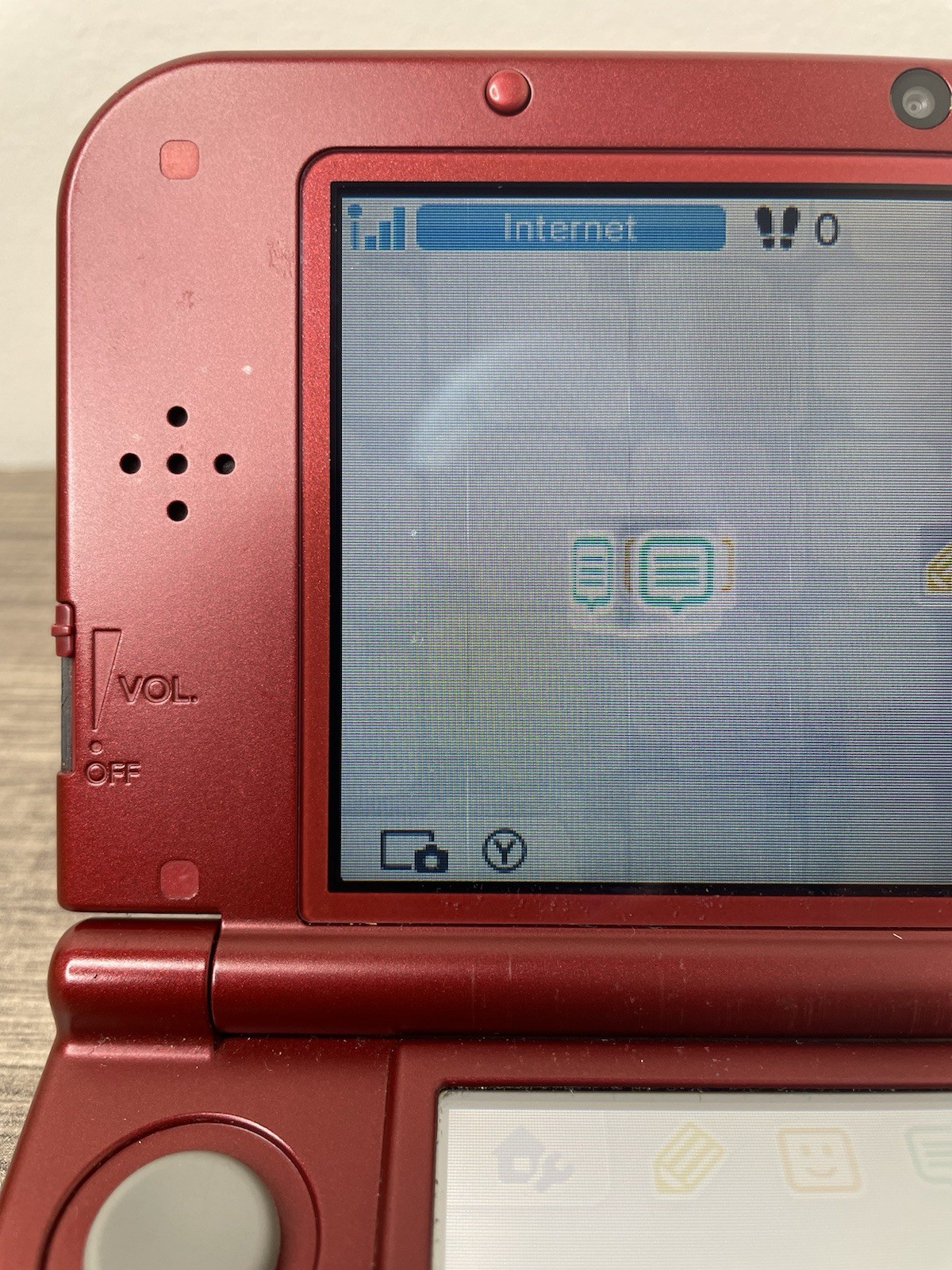 “NEW” NINTENDO 3DS XL METALLIC RED (RED-001) HANDHELD CONSOLE- USED.