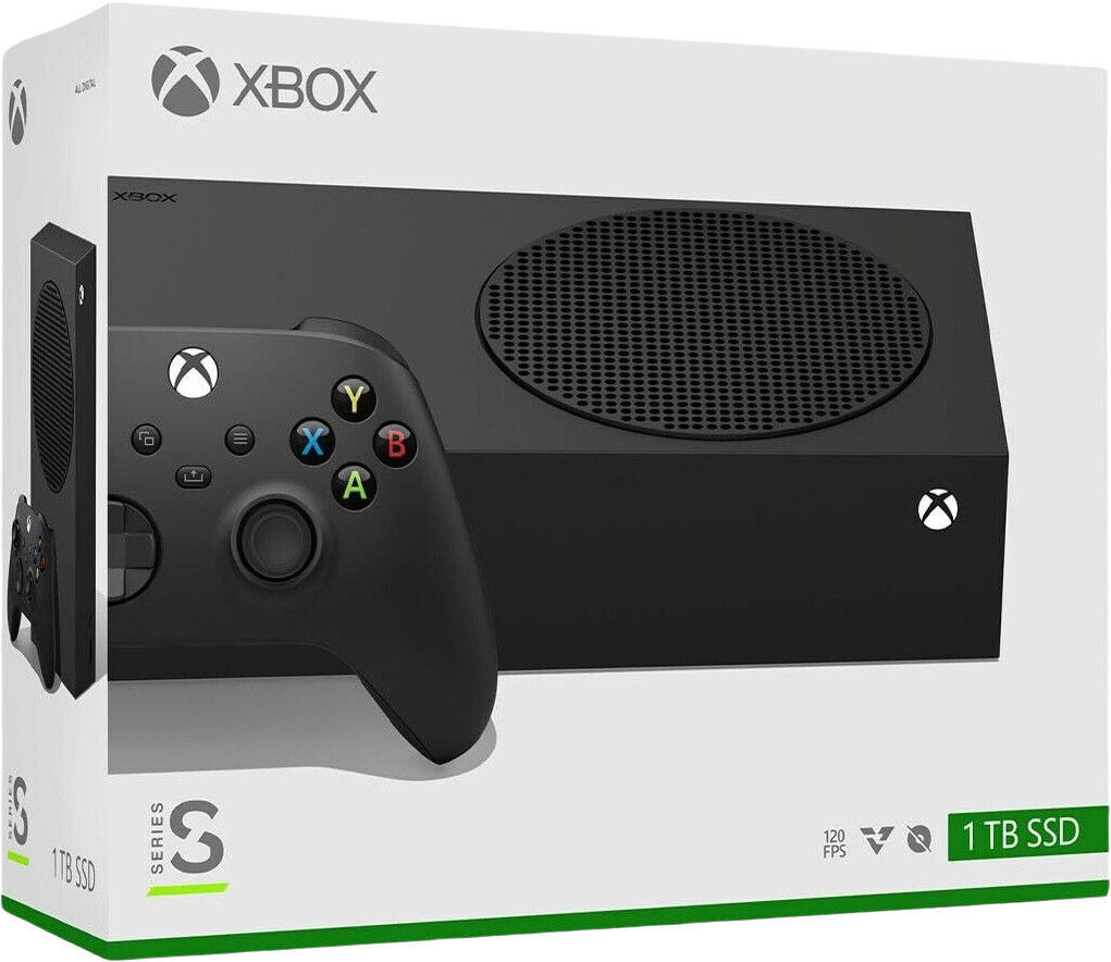 Microsoft Xbox Series S 1TB Video Game Console – Black