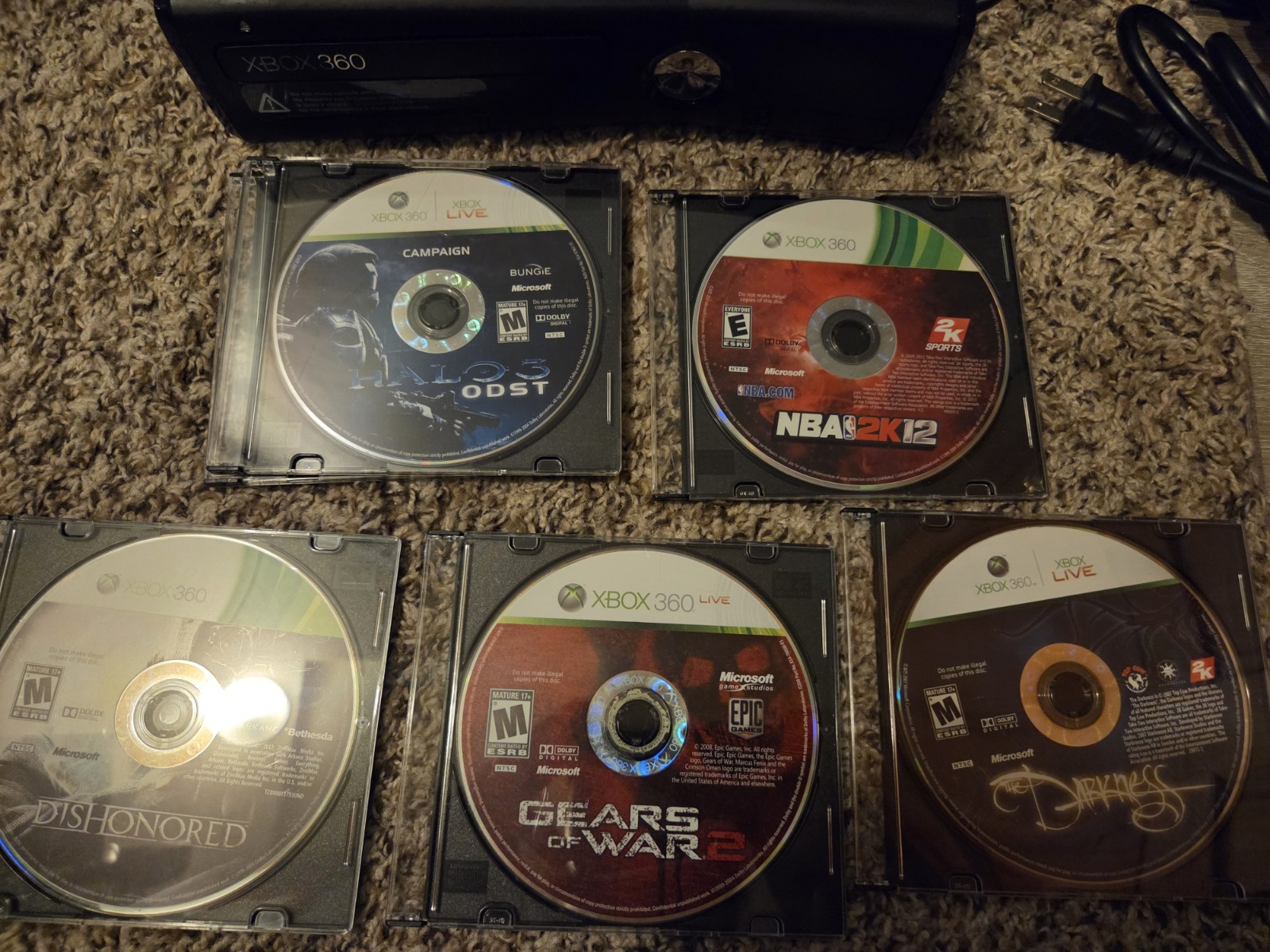 XBox 360 Slim Console 8 GAME MEGA BUNDLE!