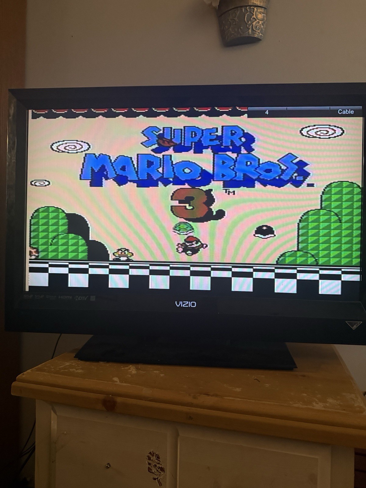 Original NES Nintendo Console Bundle With MARIO 1 2 3 Xevious Games TESTED