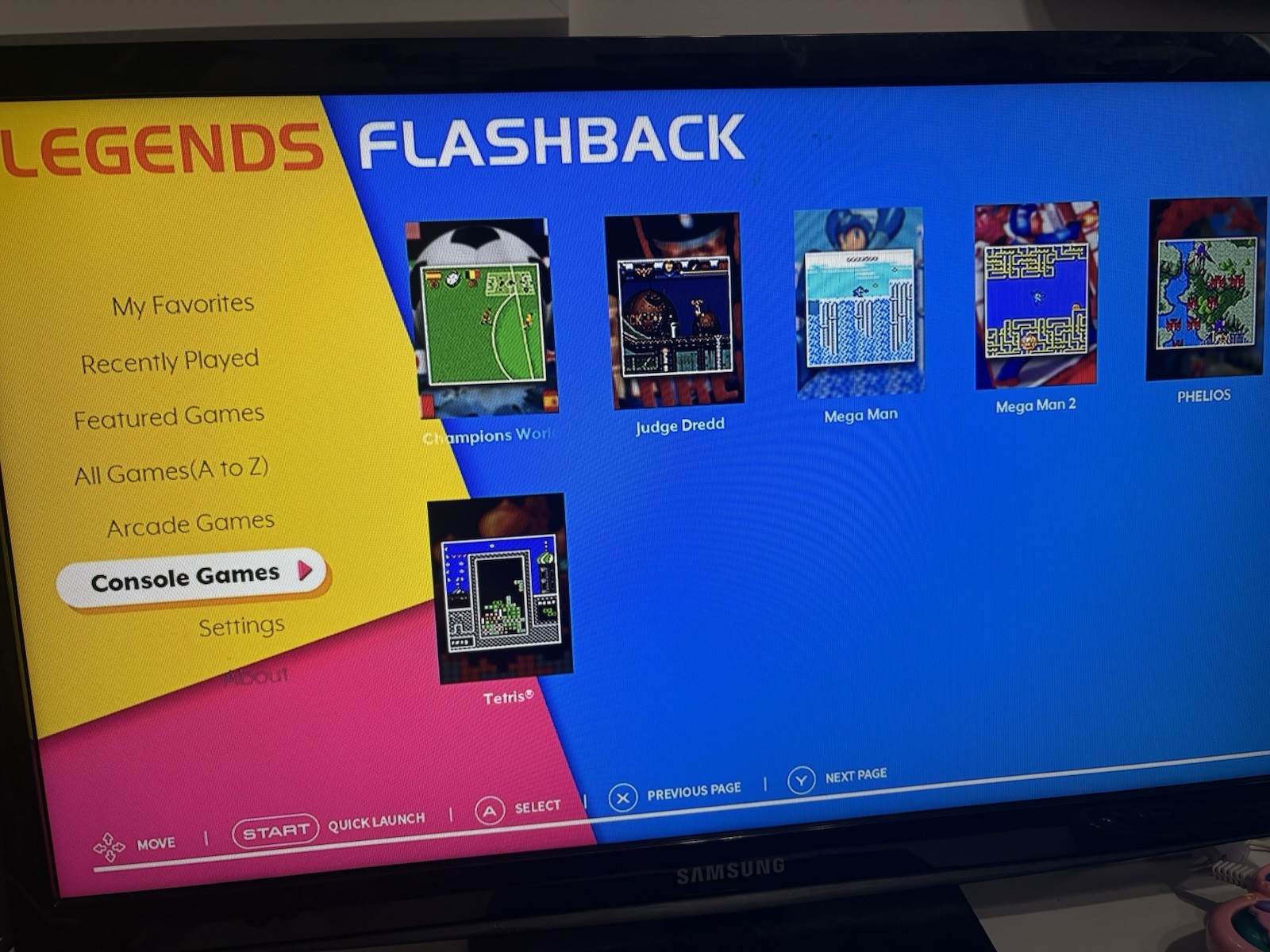 Legends Flashback 50 Console With One Controller 2gb Memory Card