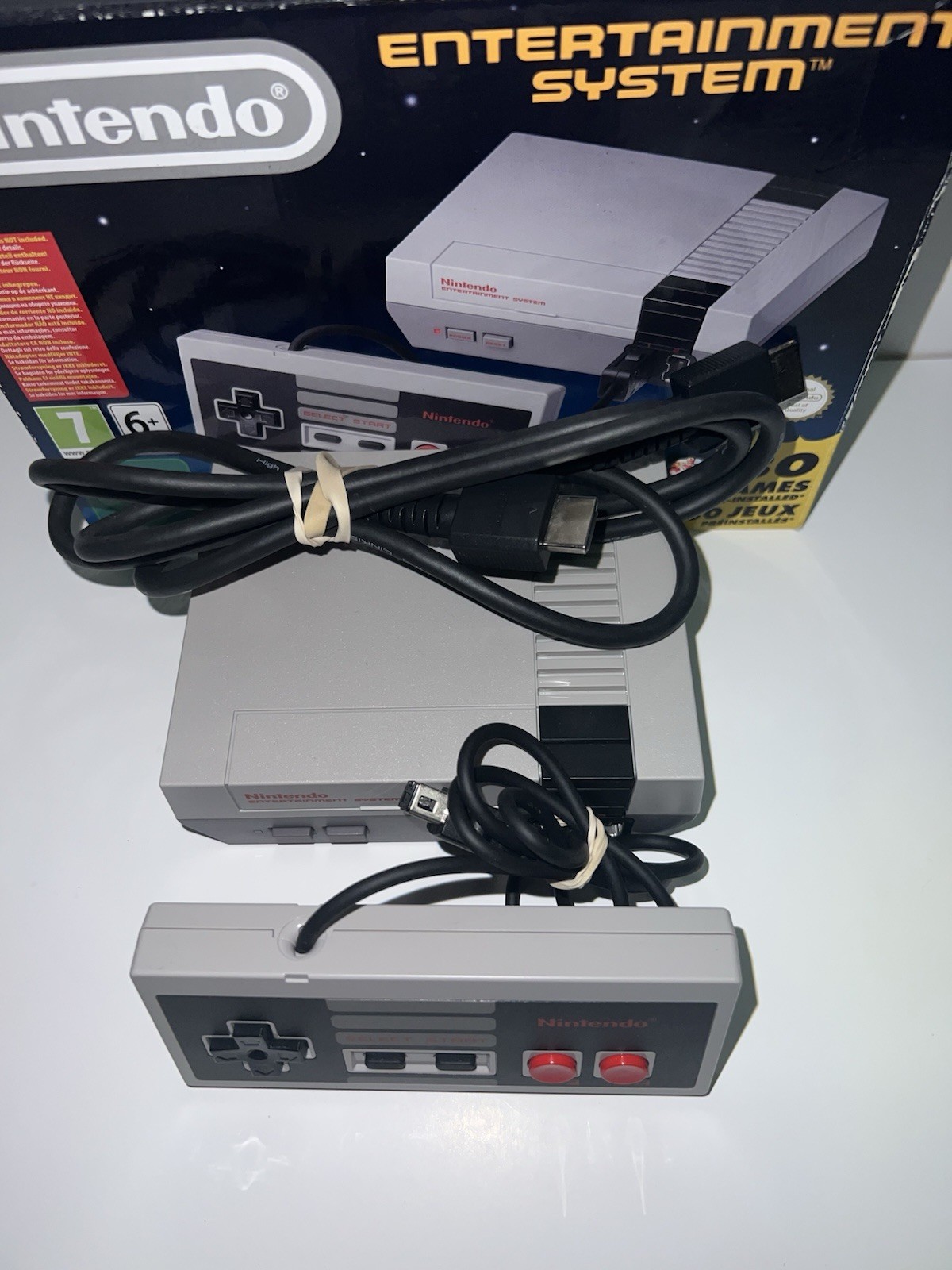 Nintendo NES Mini Classic Edition Console with 30 built-in Games Plus Extras