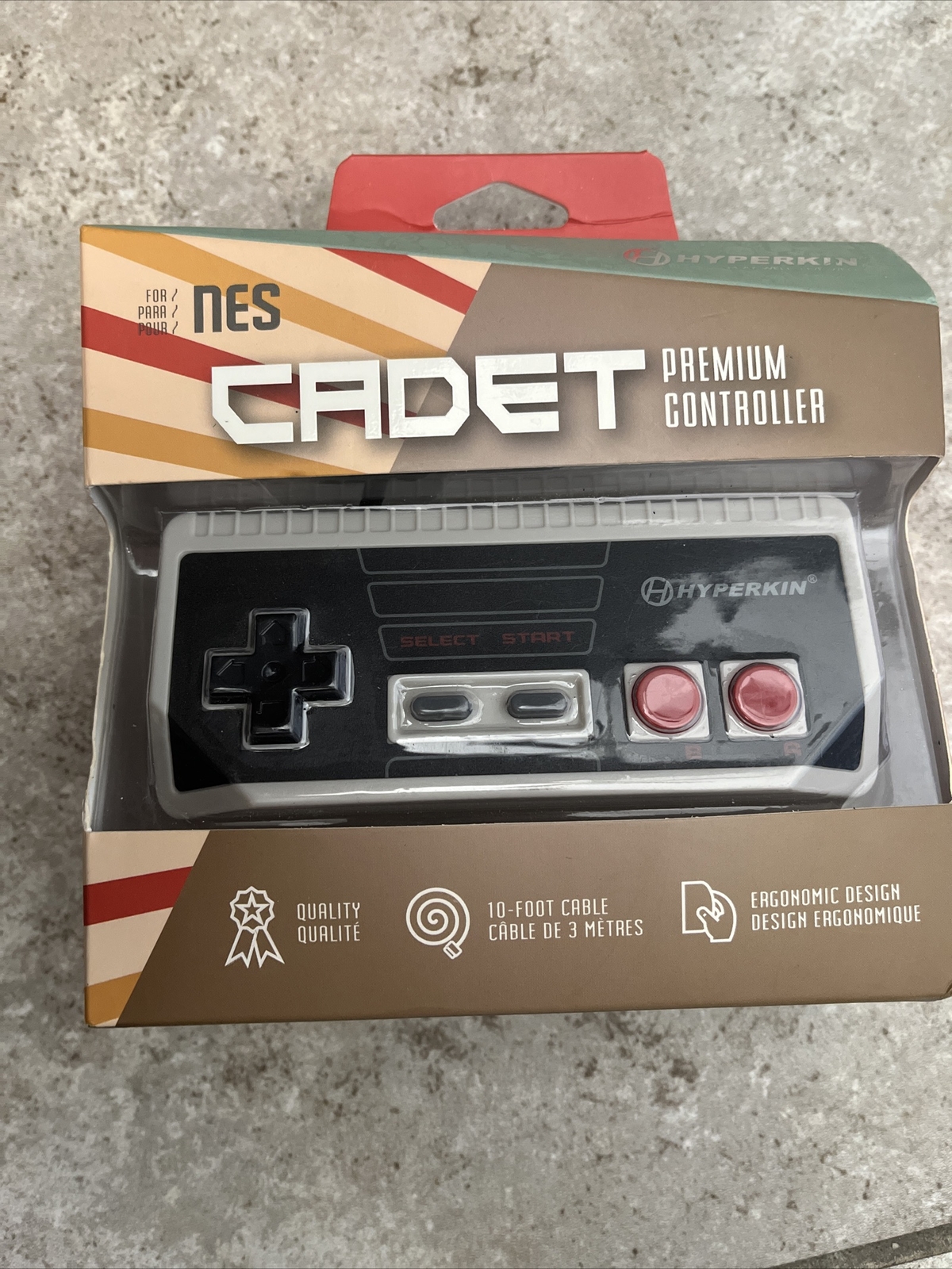 Hyperkin Cadet Premium NES Wired Controller Nintendo Entertainment System – NEW