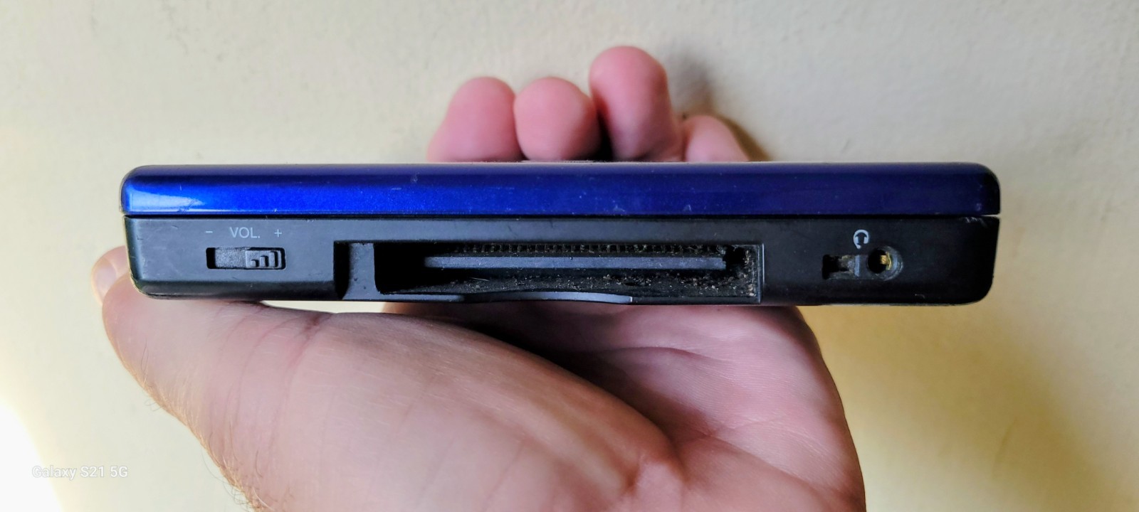 Nintendo DS Lite Handheld Console Cobalt Blue WORKS – TESTED – HINGE DAMAGE