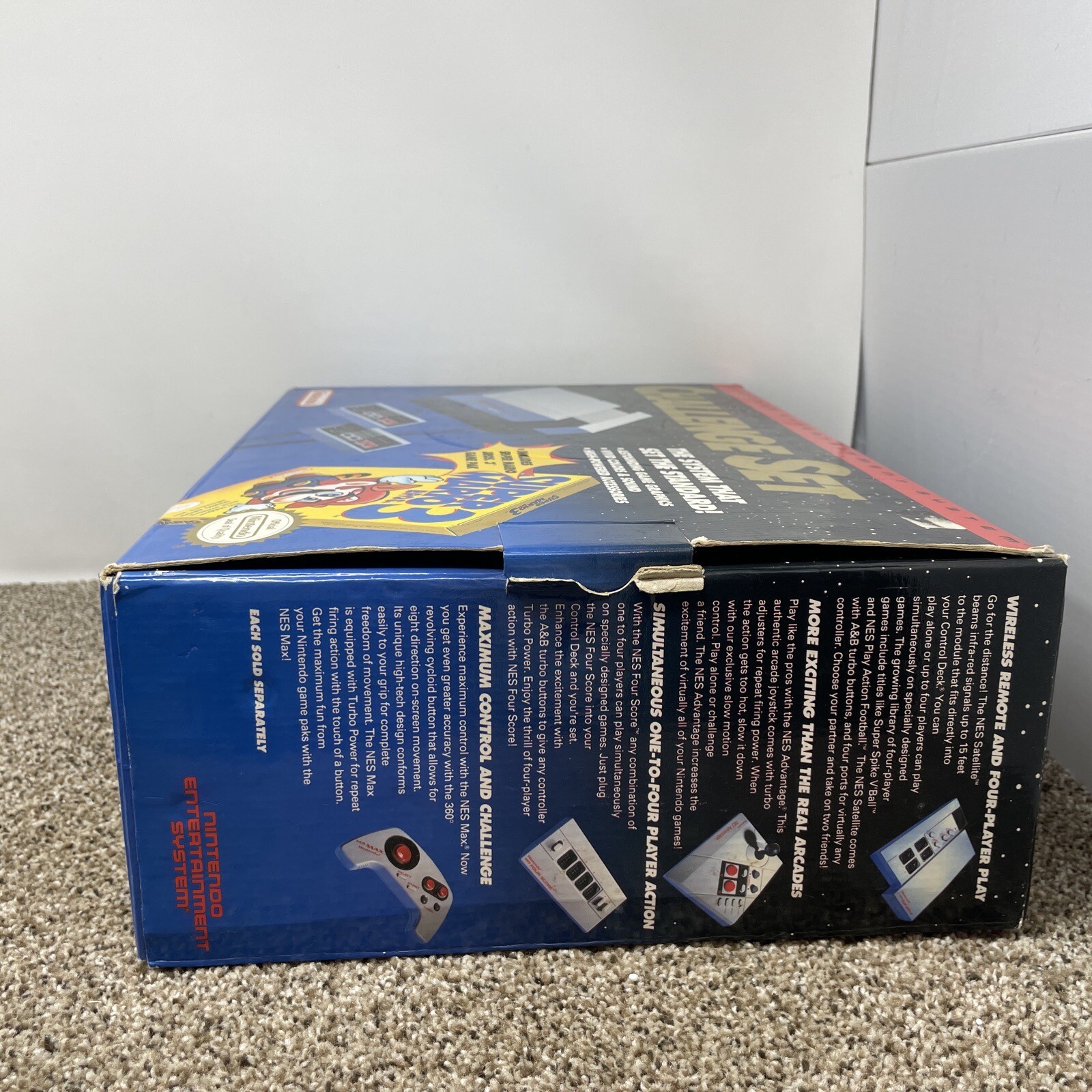 Nintendo NES Challenge Set SUPER Mario 3 Entertainment System CIB NO GAME