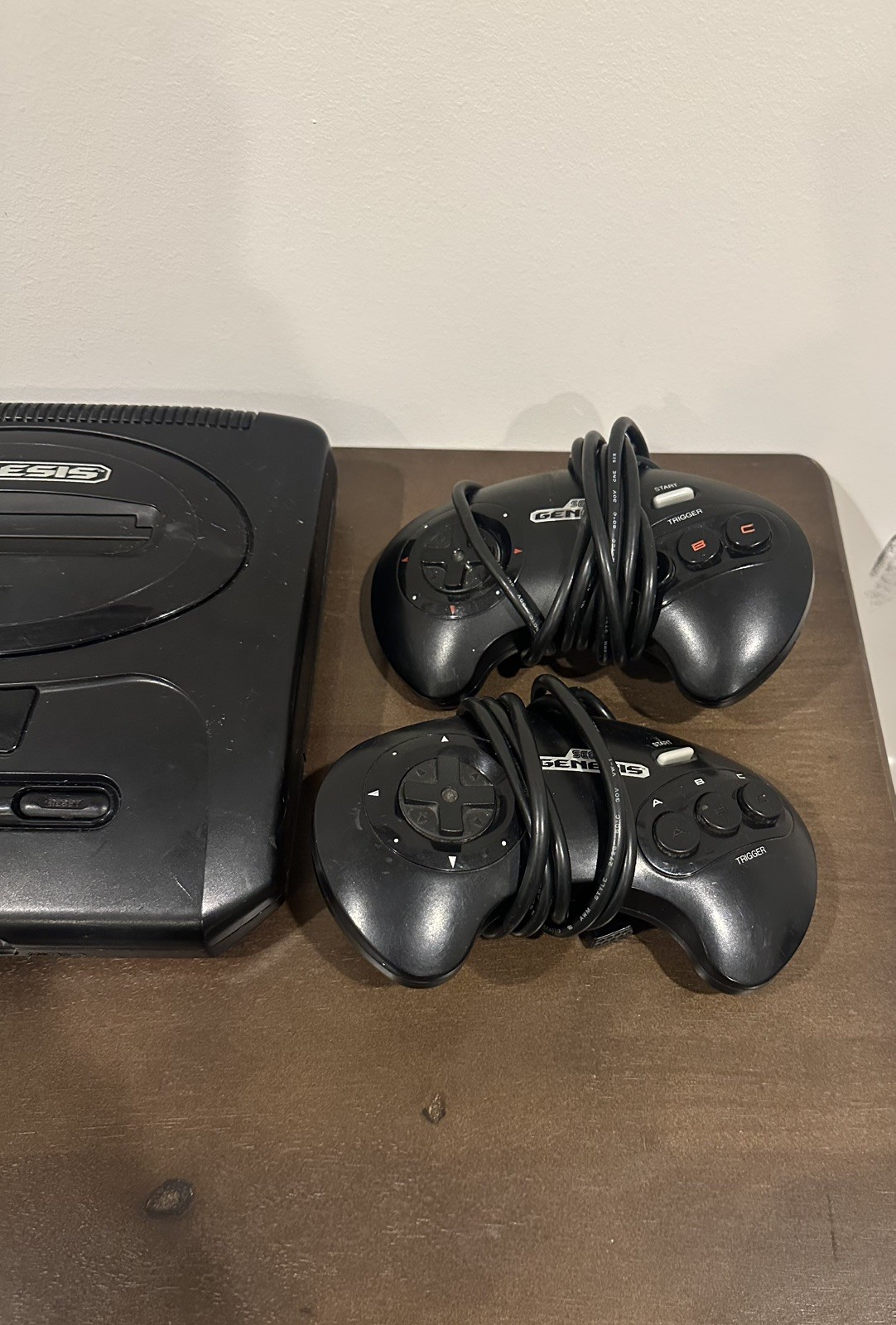 Sega Genesis Model 2 Console Bundle – Tested & Working – 2 Controllers No Cables