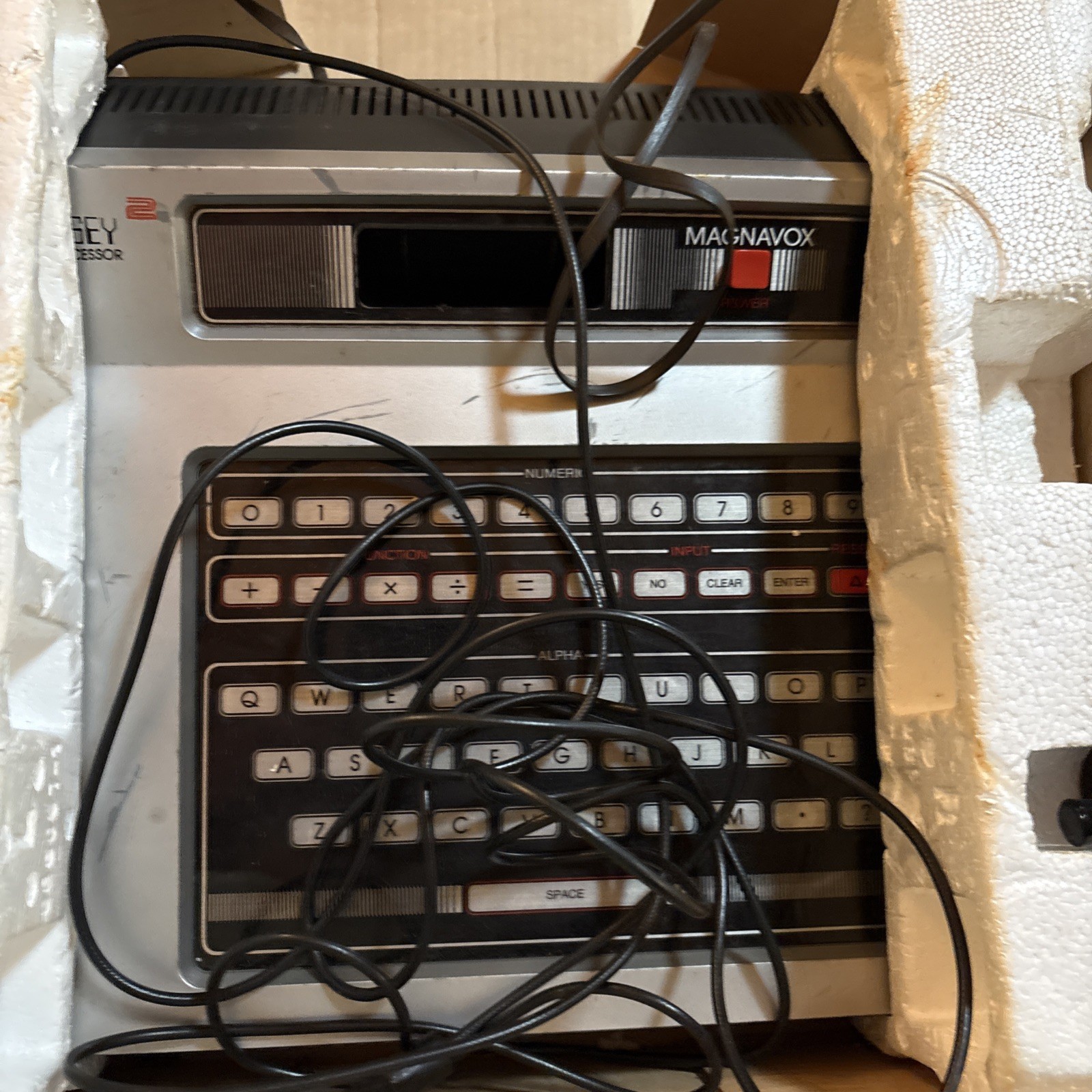 Magnavox Odyssey 2 Microprocessor Video Game Console In Original Box Plus Games