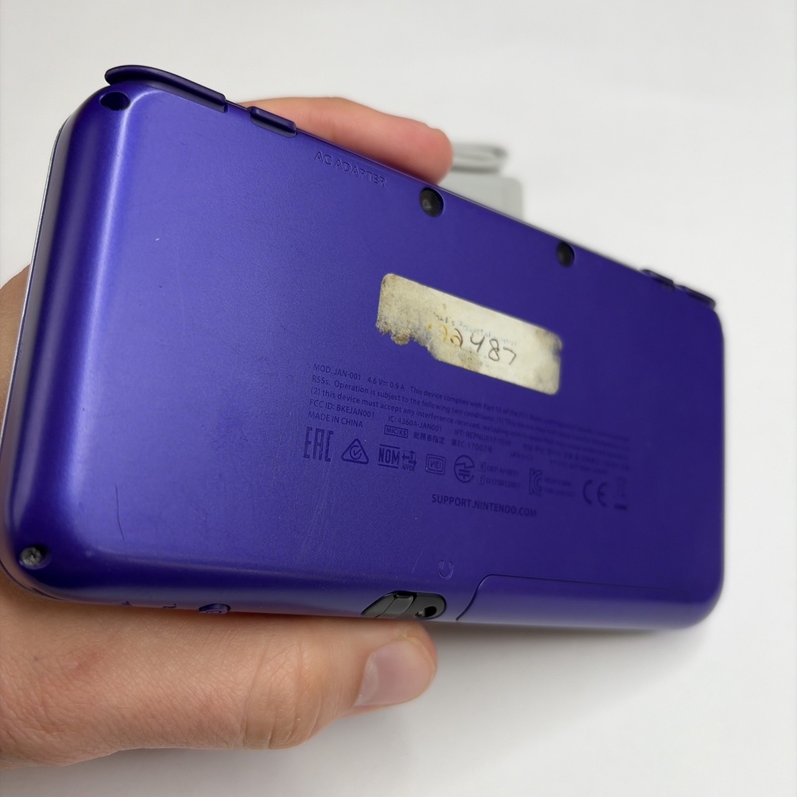 New Nintendo 2DS XL Console – Purple Silver W Charger Stylus US Model