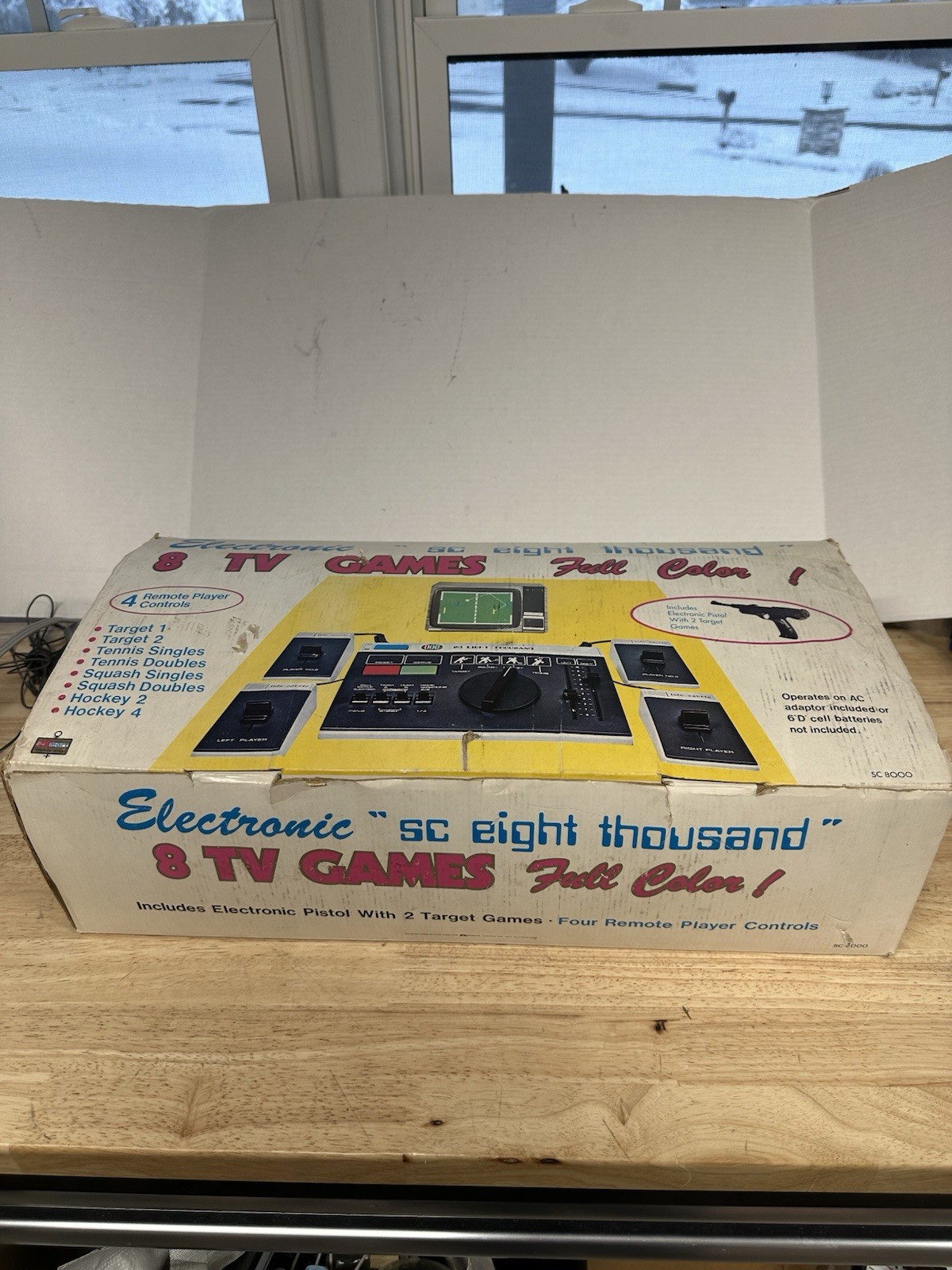 Radotin Electronic SC Eight Thousand 8000 TV Games Console Tested and Working